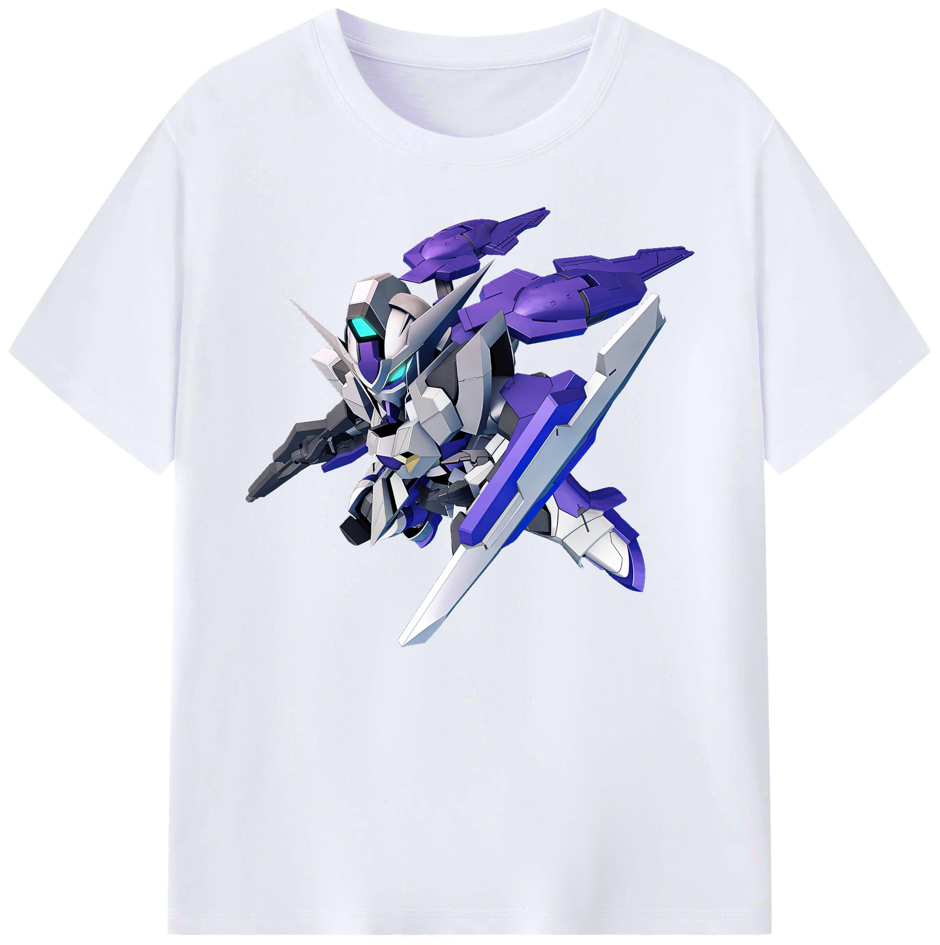 （画像用） 機動戦士ガンダム Mobile Suit Gundam 綿100％ メンズ半袖Tシャツ｜肌触りやわらか＆通気性