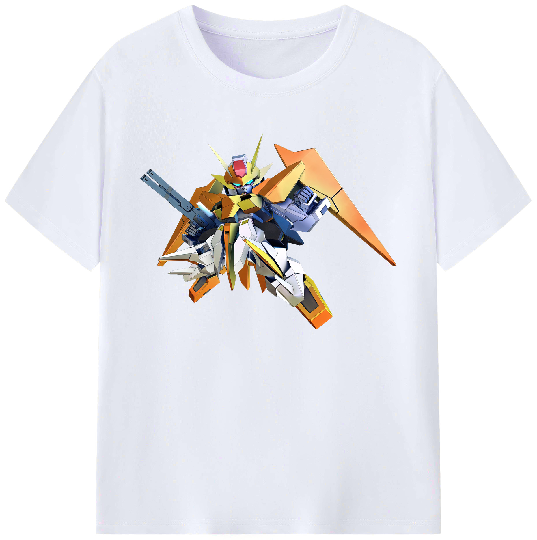 （画像用） 機動戦士ガンダム Mobile Suit Gundam 綿100％ メンズ半袖Tシャツ｜肌触りやわらか＆通気性