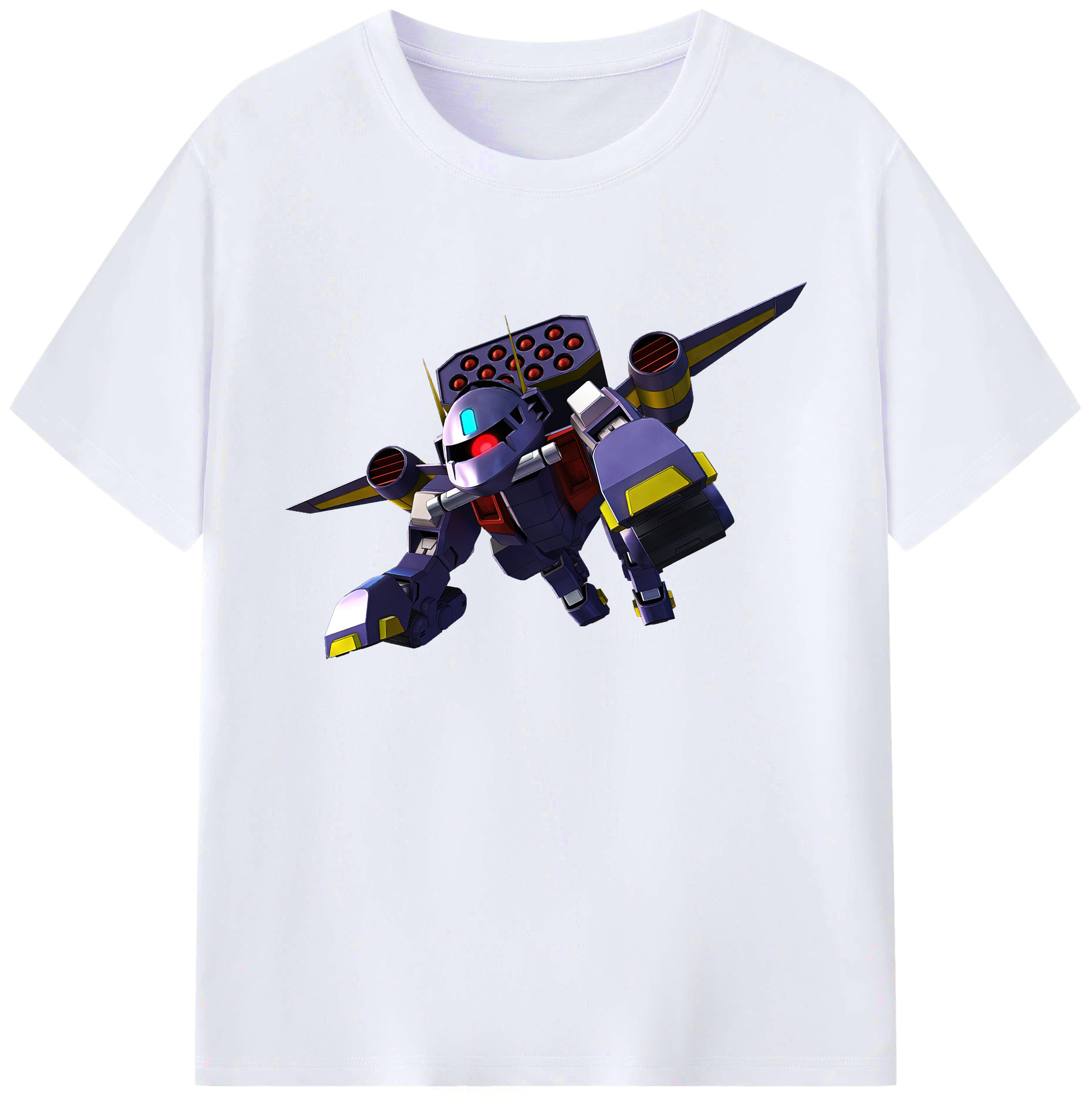 （画像用） 機動戦士ガンダム Mobile Suit Gundam 綿100％ メンズ半袖Tシャツ｜肌触りやわらか＆通気性