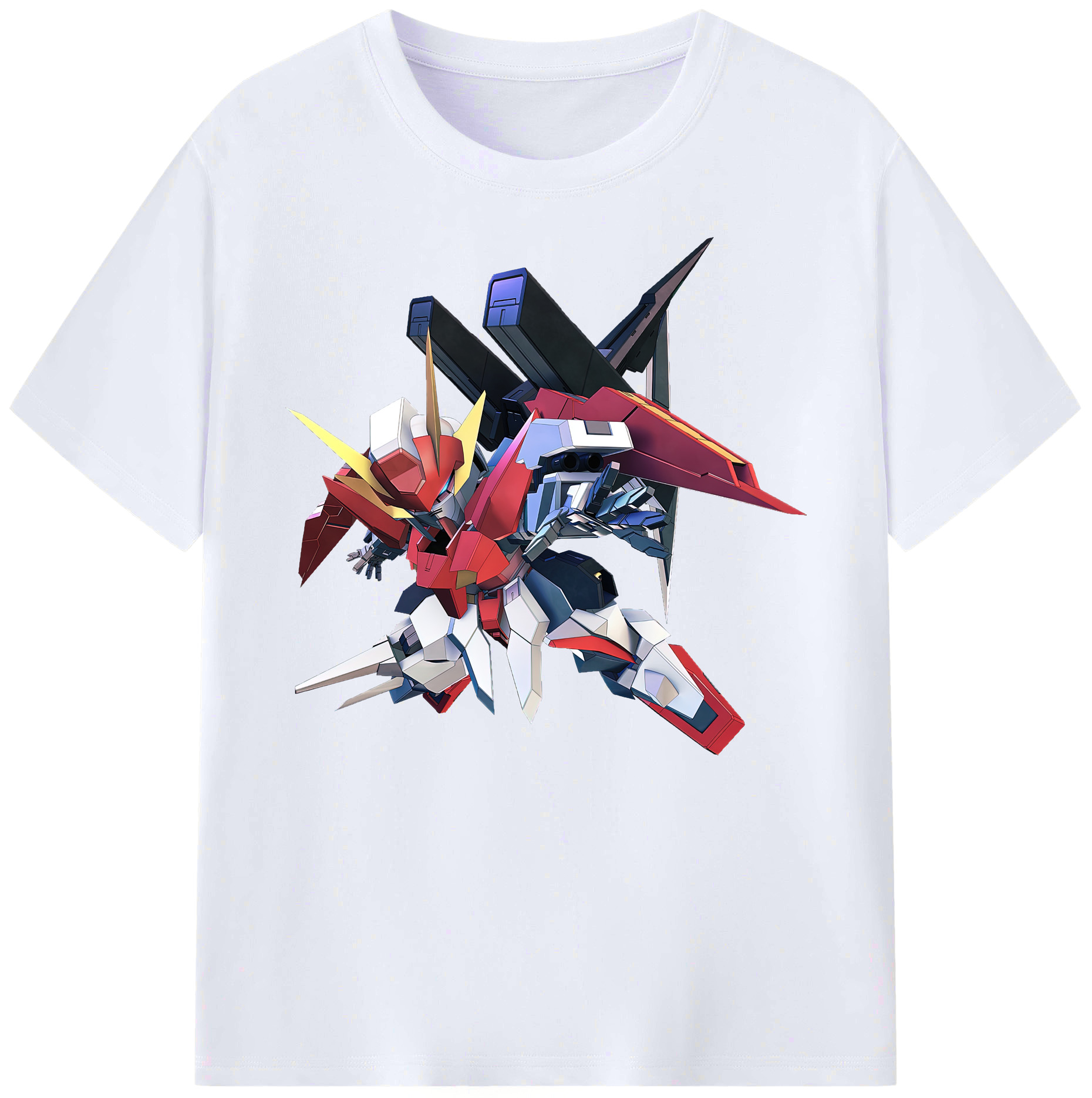（画像用） 機動戦士ガンダム Mobile Suit Gundam 綿100％ メンズ半袖Tシャツ｜肌触りやわらか＆通気性