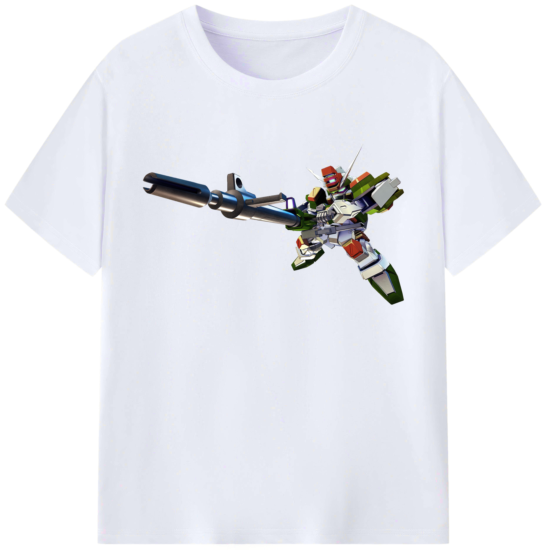 （画像用） 機動戦士ガンダム Mobile Suit Gundam 綿100％ メンズ半袖Tシャツ｜肌触りやわらか＆通気性