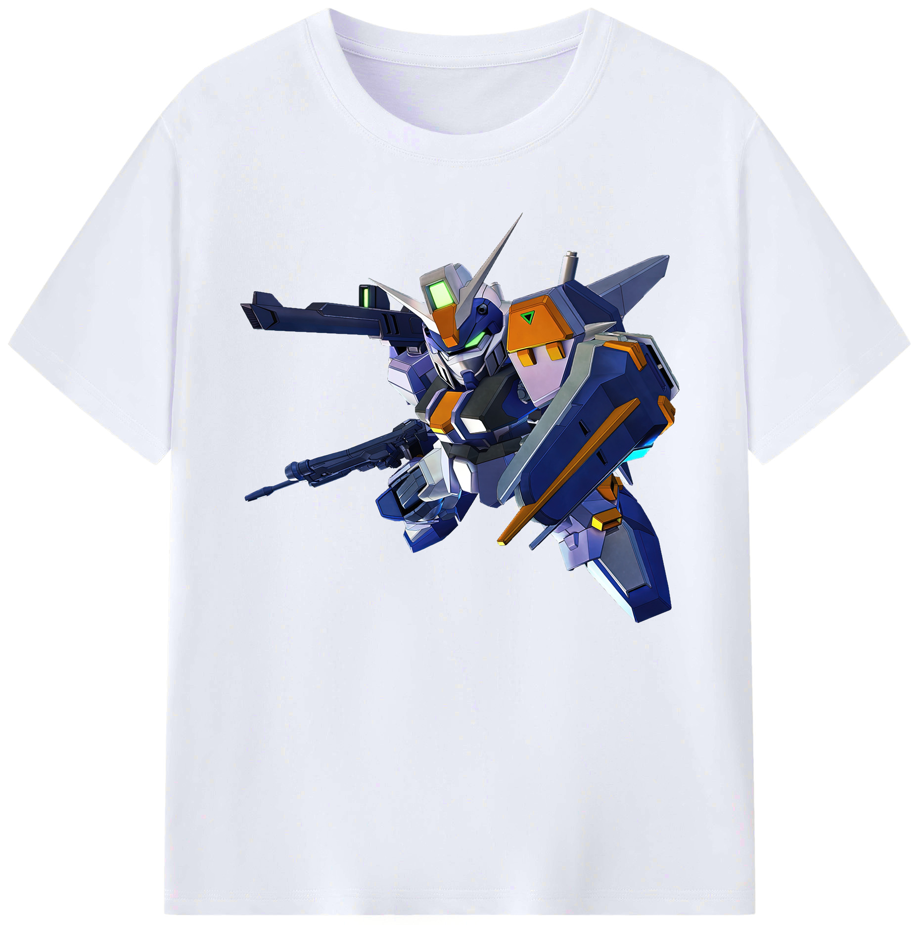 （画像用） 機動戦士ガンダム Mobile Suit Gundam 綿100％ メンズ半袖Tシャツ｜肌触りやわらか＆通気性
