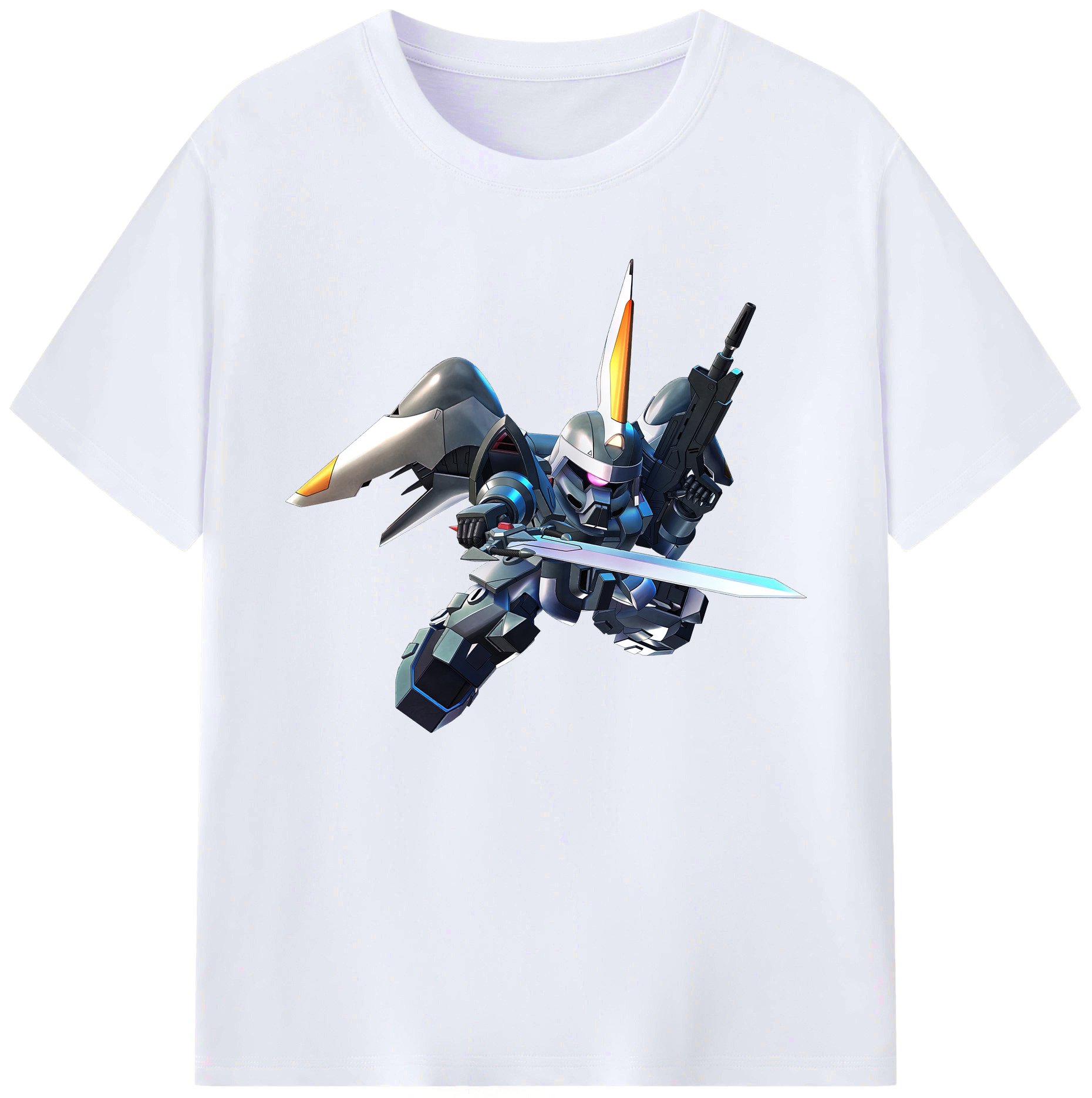 （画像用） 機動戦士ガンダム Mobile Suit Gundam 綿100％ メンズ半袖Tシャツ｜肌触りやわらか＆通気性