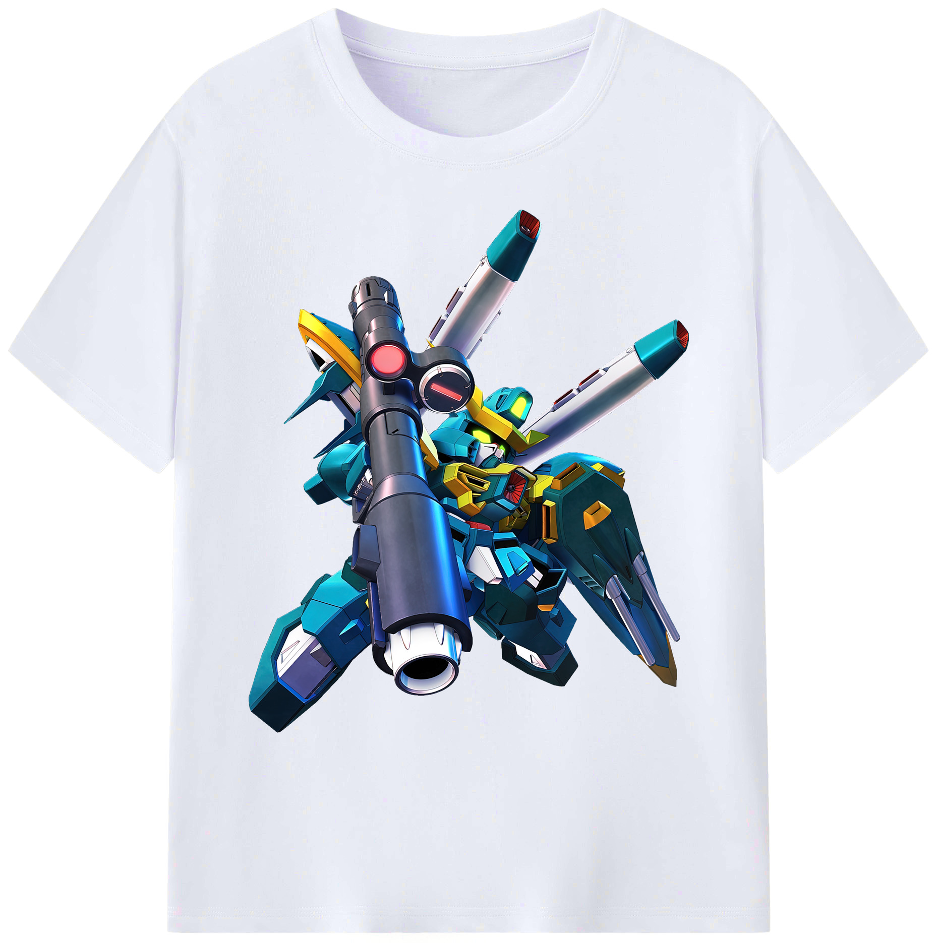 （画像用） 機動戦士ガンダム Mobile Suit Gundam 綿100％ メンズ半袖Tシャツ｜肌触りやわらか＆通気性