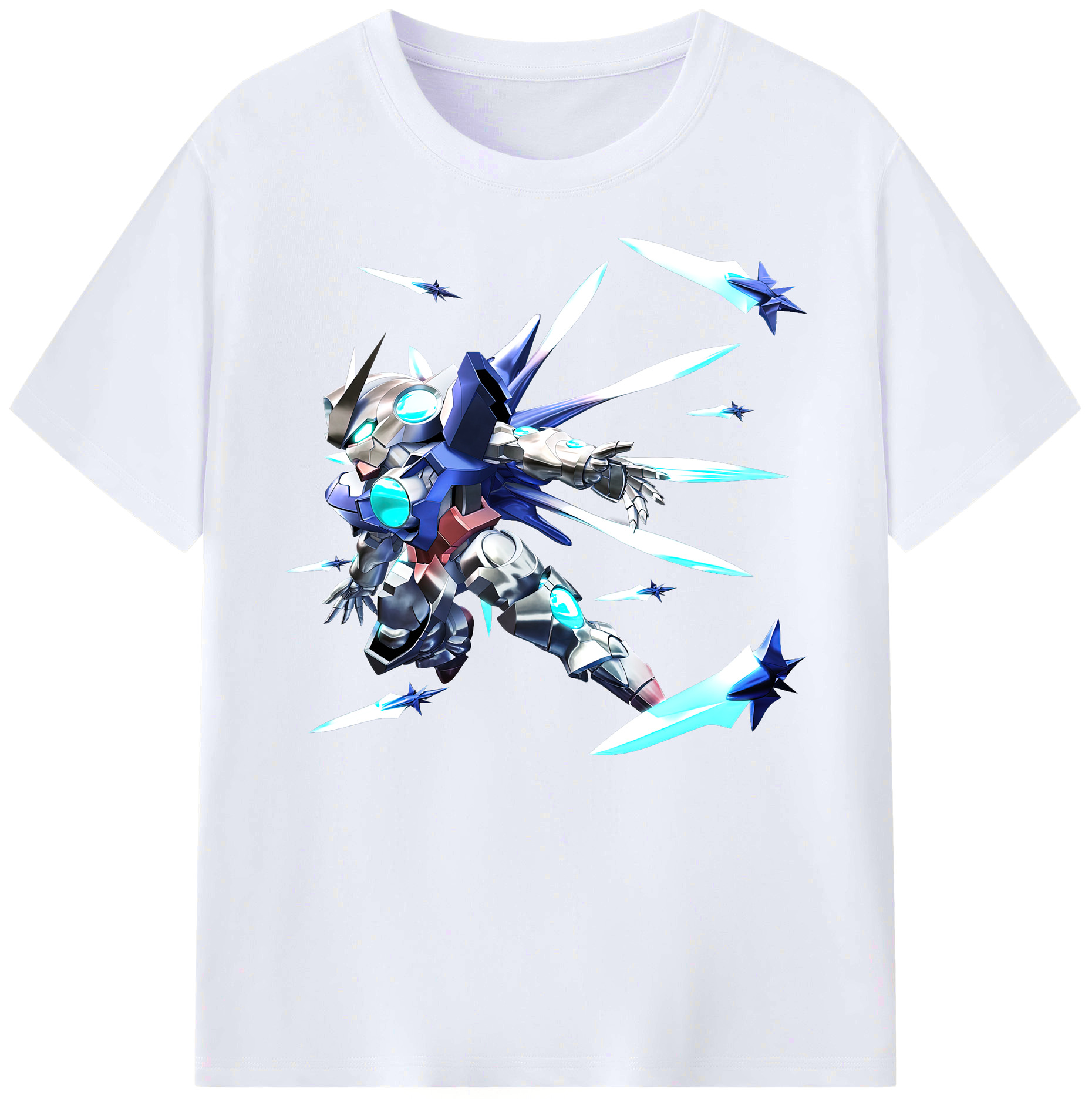 （画像用） 機動戦士ガンダム Mobile Suit Gundam 綿100％ メンズ半袖Tシャツ｜肌触りやわらか＆通気性