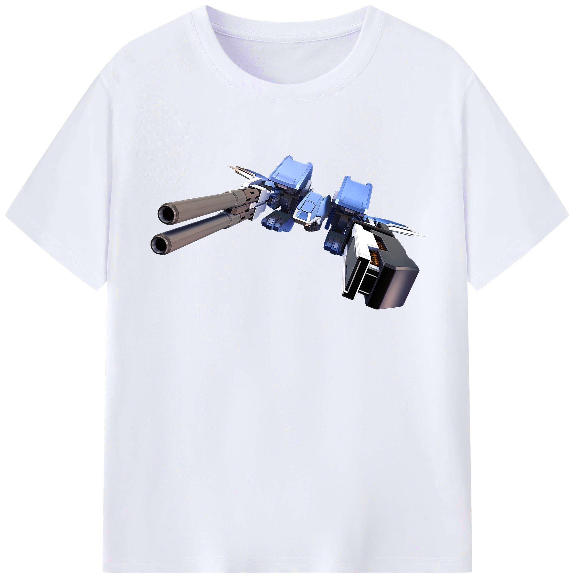 （画像用） 機動戦士ガンダム Mobile Suit Gundam 綿100％ メンズ半袖Tシャツ｜肌触りやわらか＆通気性