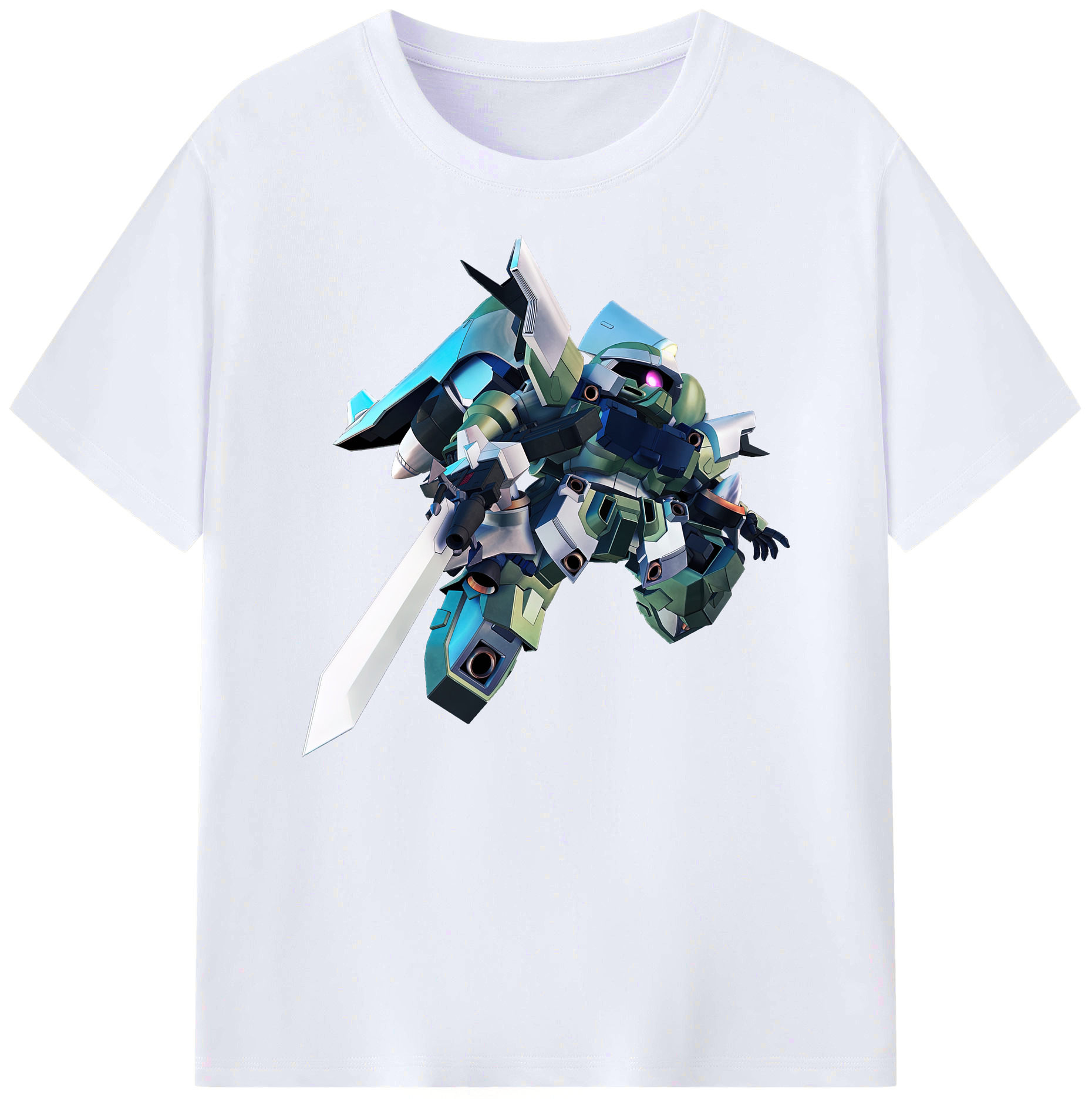 （画像用） 機動戦士ガンダム Mobile Suit Gundam 綿100％ メンズ半袖Tシャツ｜肌触りやわらか＆通気性
