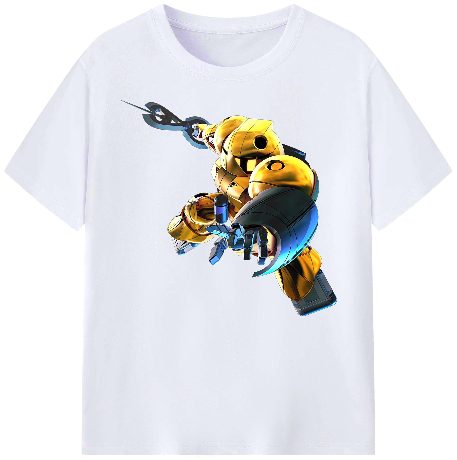 （画像用） 機動戦士ガンダム Mobile Suit Gundam 綿100％ メンズ半袖Tシャツ｜肌触りやわらか＆通気性
