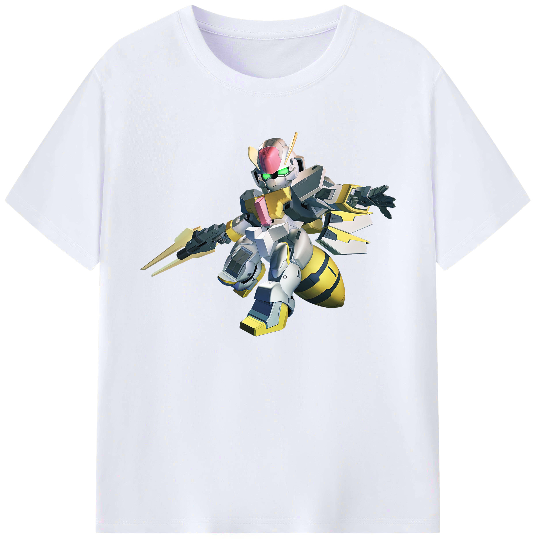 （画像用） 機動戦士ガンダム Mobile Suit Gundam 綿100％ メンズ半袖Tシャツ｜肌触りやわらか＆通気性