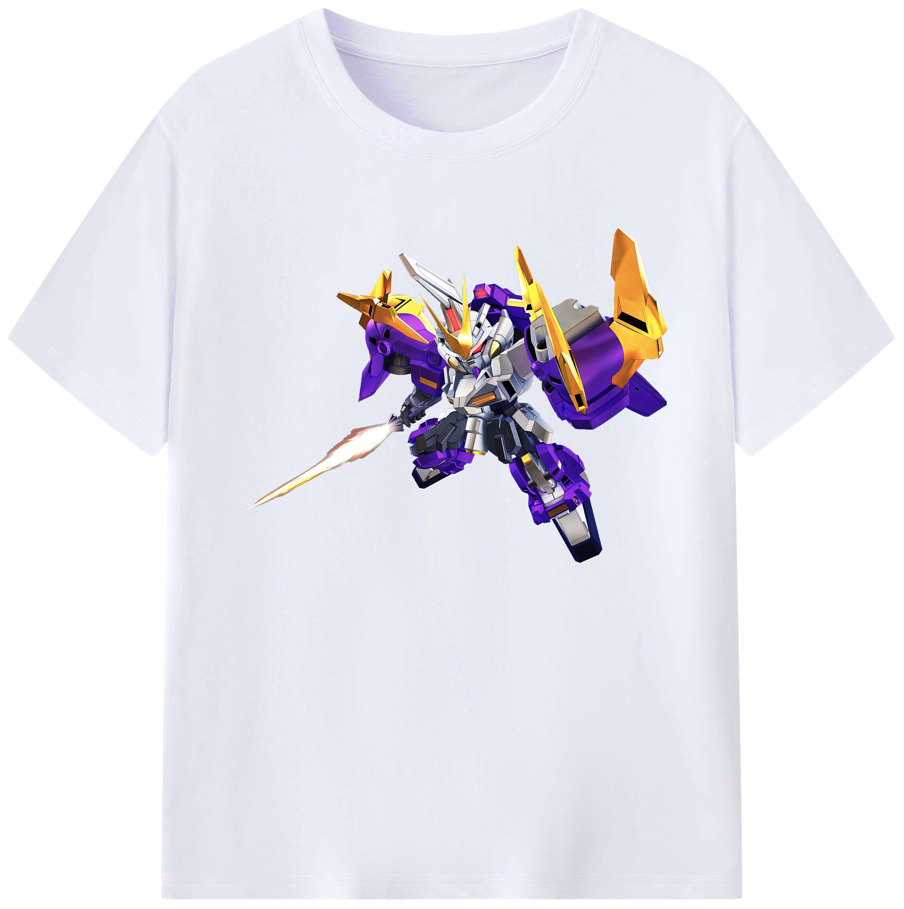 （画像用） 機動戦士ガンダム Mobile Suit Gundam 綿100％ メンズ半袖Tシャツ｜肌触りやわらか＆通気性