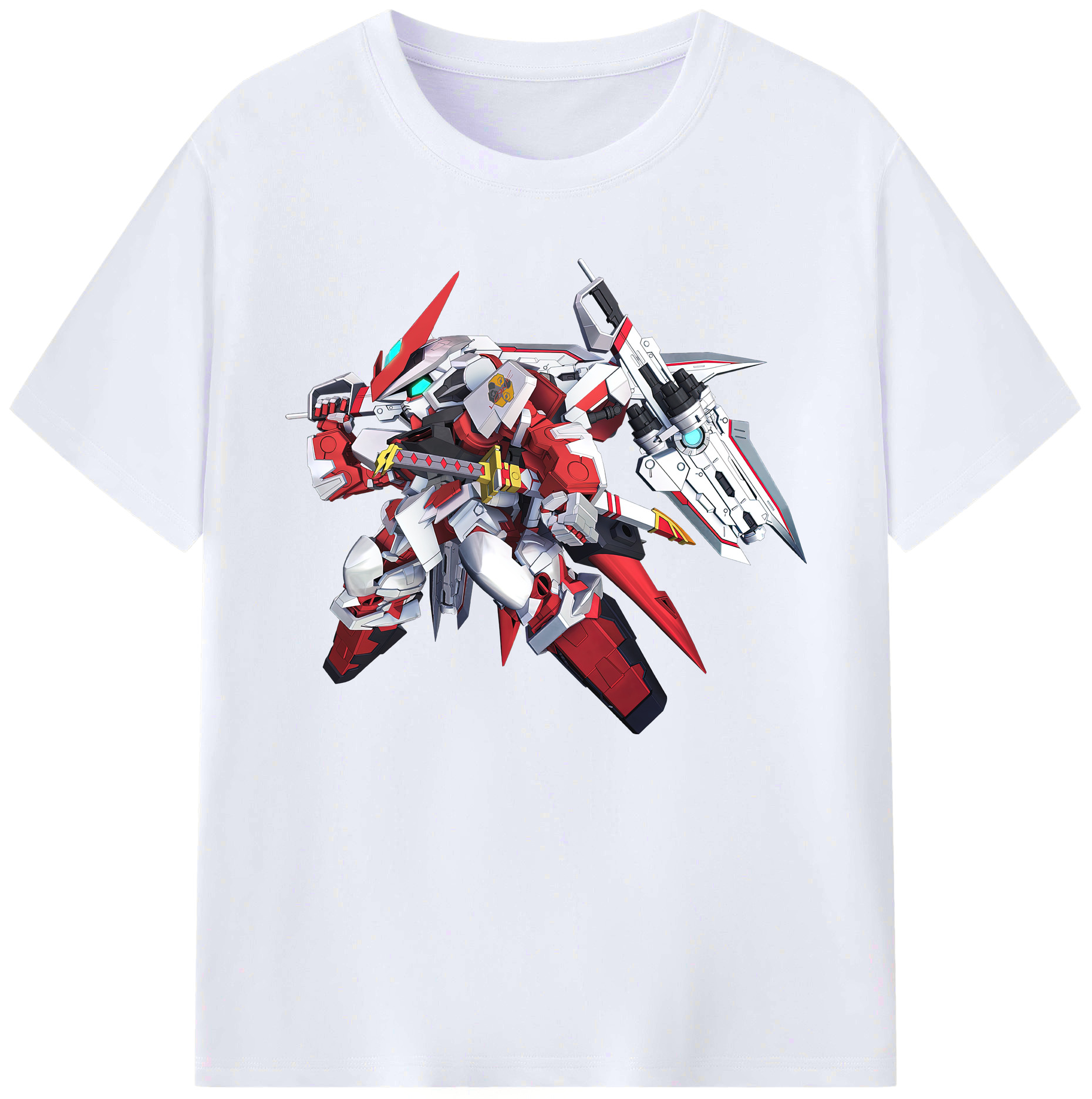 （画像用） 機動戦士ガンダム Mobile Suit Gundam 綿100％ メンズ半袖Tシャツ｜肌触りやわらか＆通気性