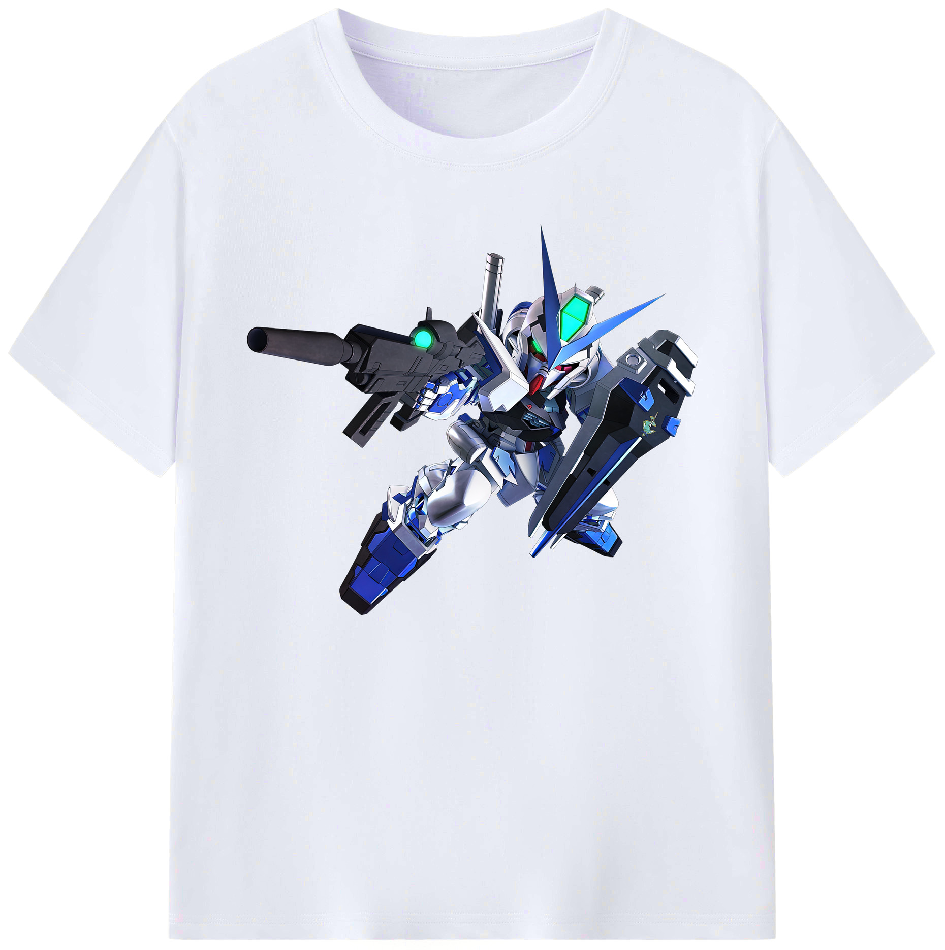 （画像用） 機動戦士ガンダム Mobile Suit Gundam 綿100％ メンズ半袖Tシャツ｜肌触りやわらか＆通気性