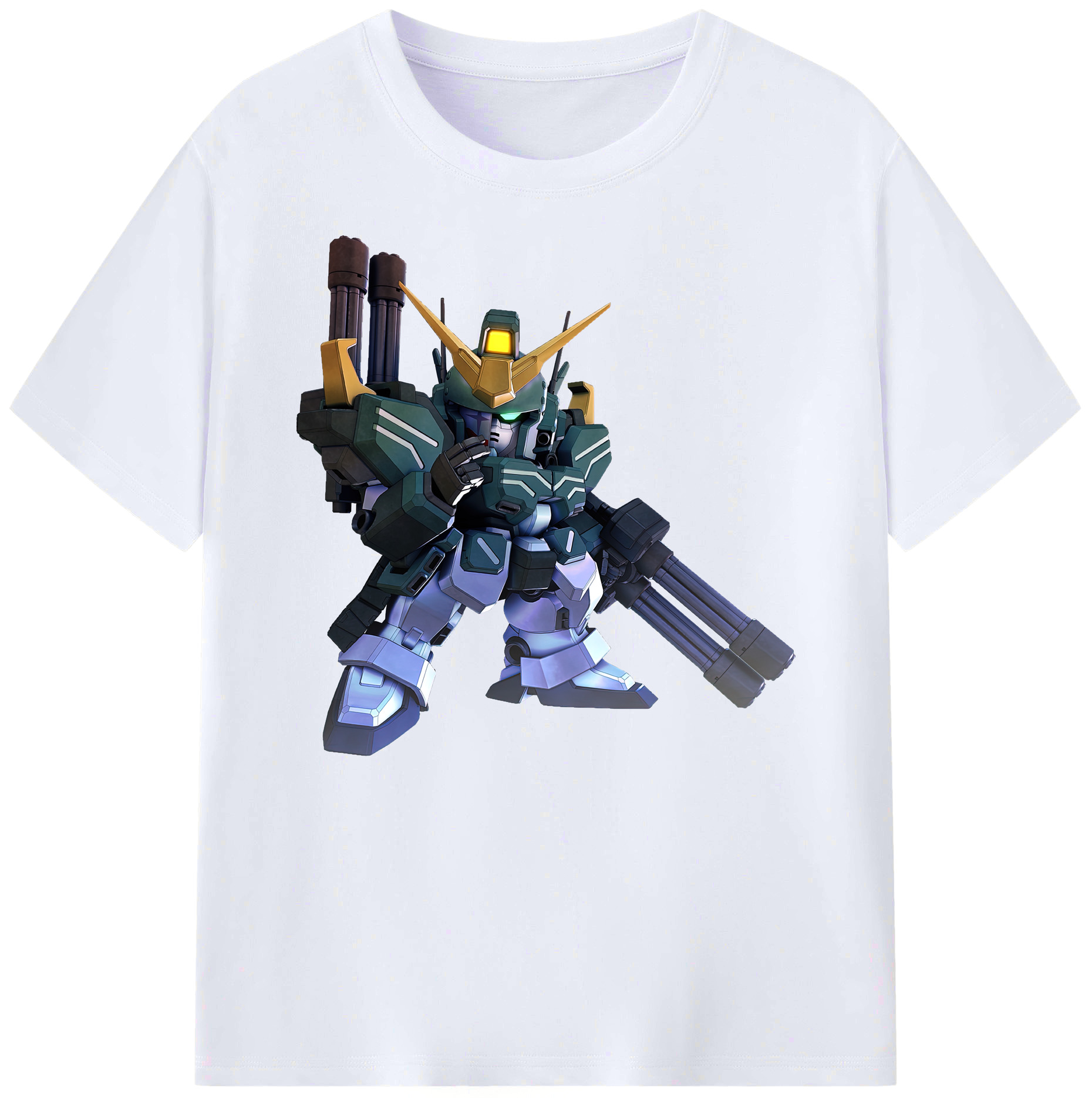 （画像用） 機動戦士ガンダム Mobile Suit Gundam 綿100％ メンズ半袖Tシャツ｜肌触りやわらか＆通気性