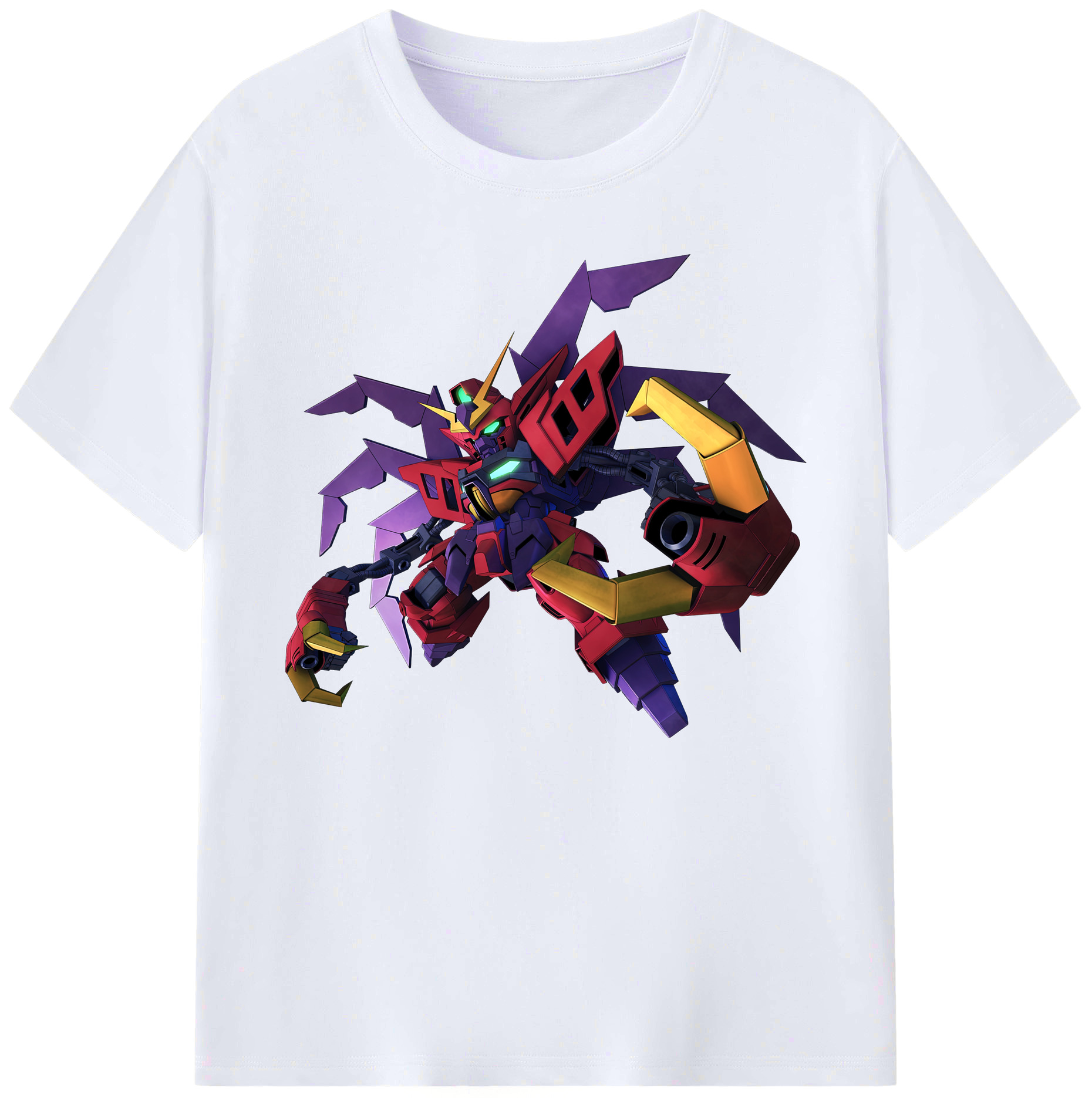 （画像用） 機動戦士ガンダム Mobile Suit Gundam 綿100％ メンズ半袖Tシャツ｜肌触りやわらか＆通気性