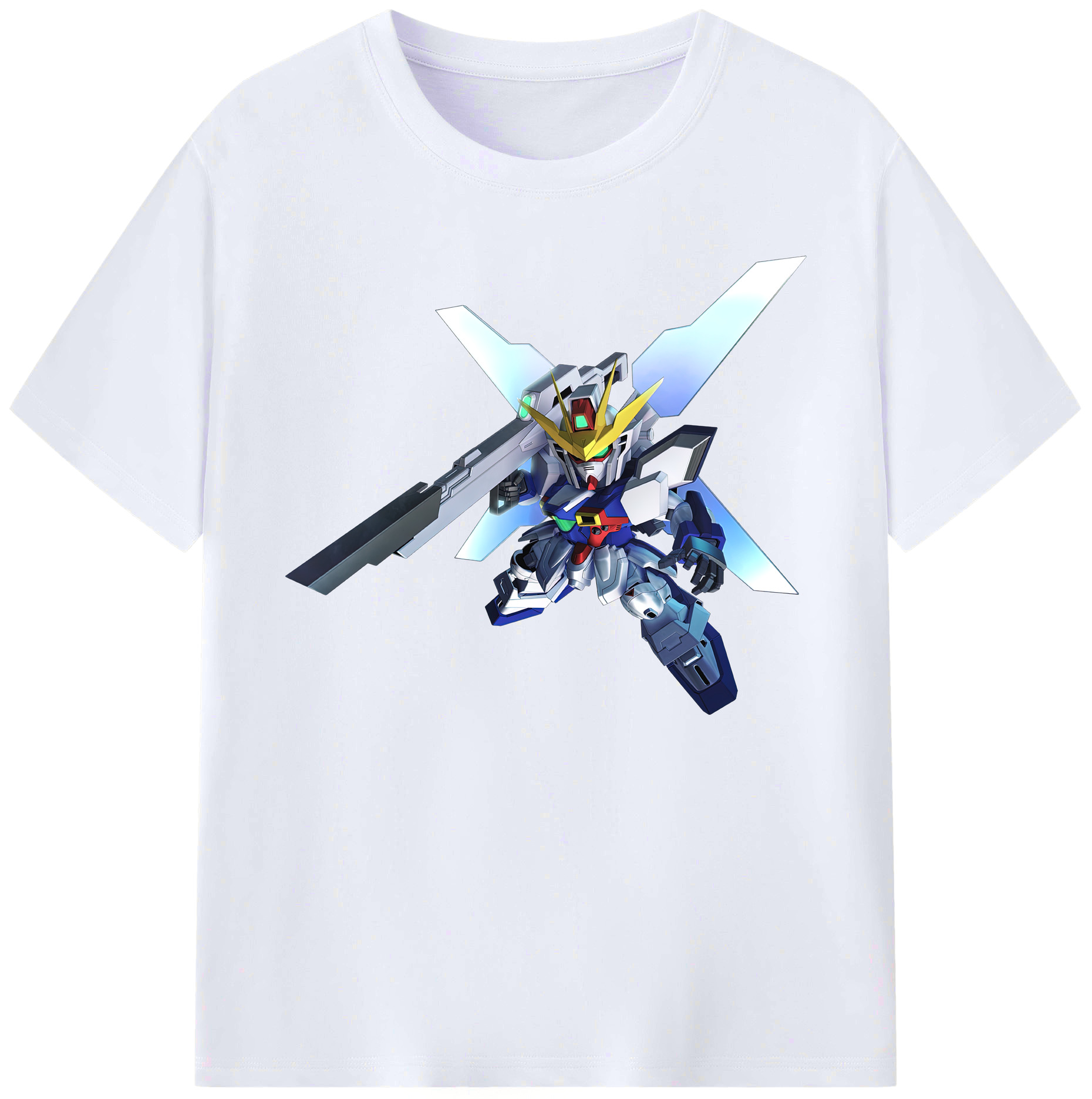 （画像用） 機動戦士ガンダム Mobile Suit Gundam 綿100％ メンズ半袖Tシャツ｜肌触りやわらか＆通気性