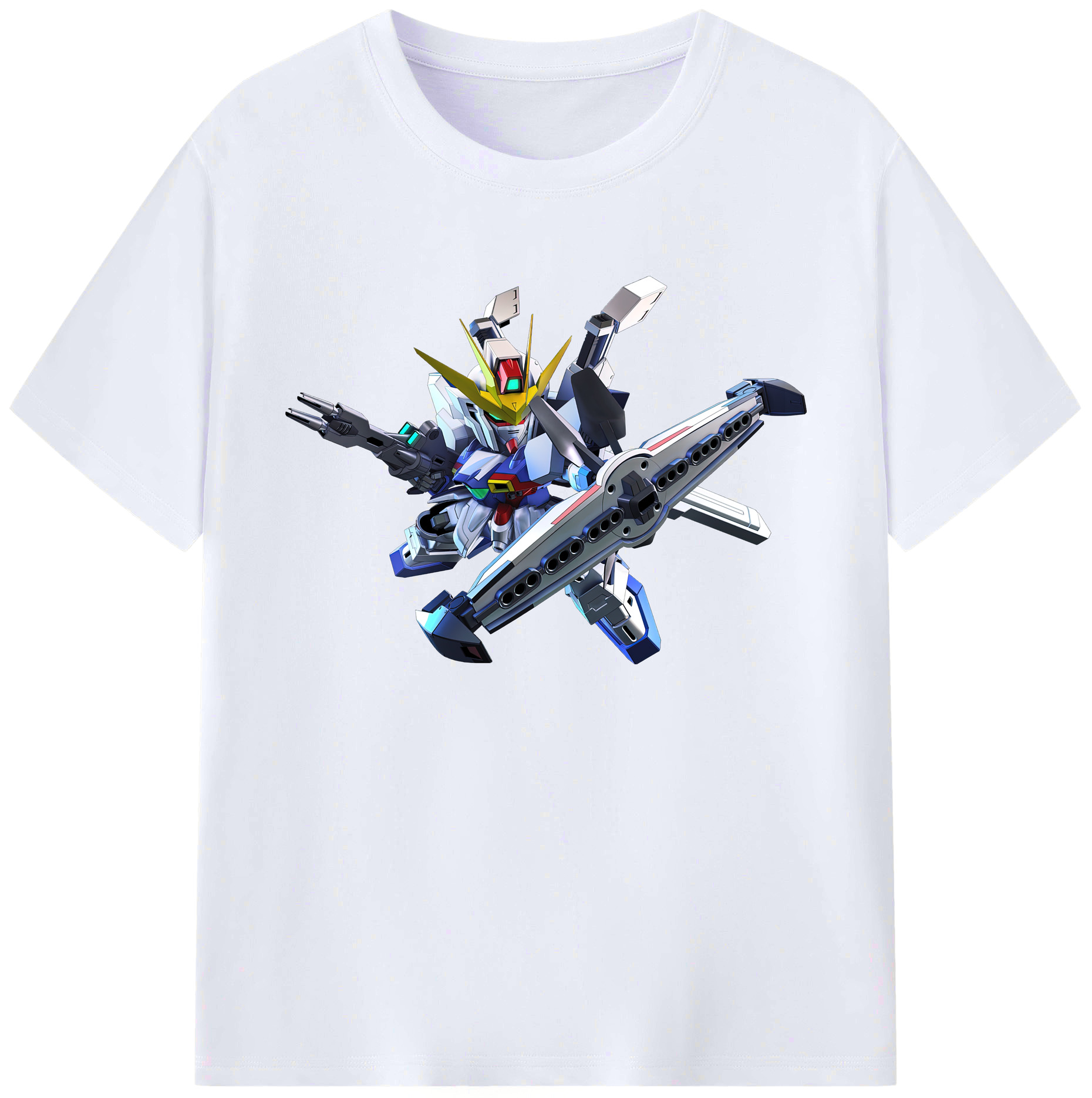 （画像用） 機動戦士ガンダム Mobile Suit Gundam 綿100％ メンズ半袖Tシャツ｜肌触りやわらか＆通気性