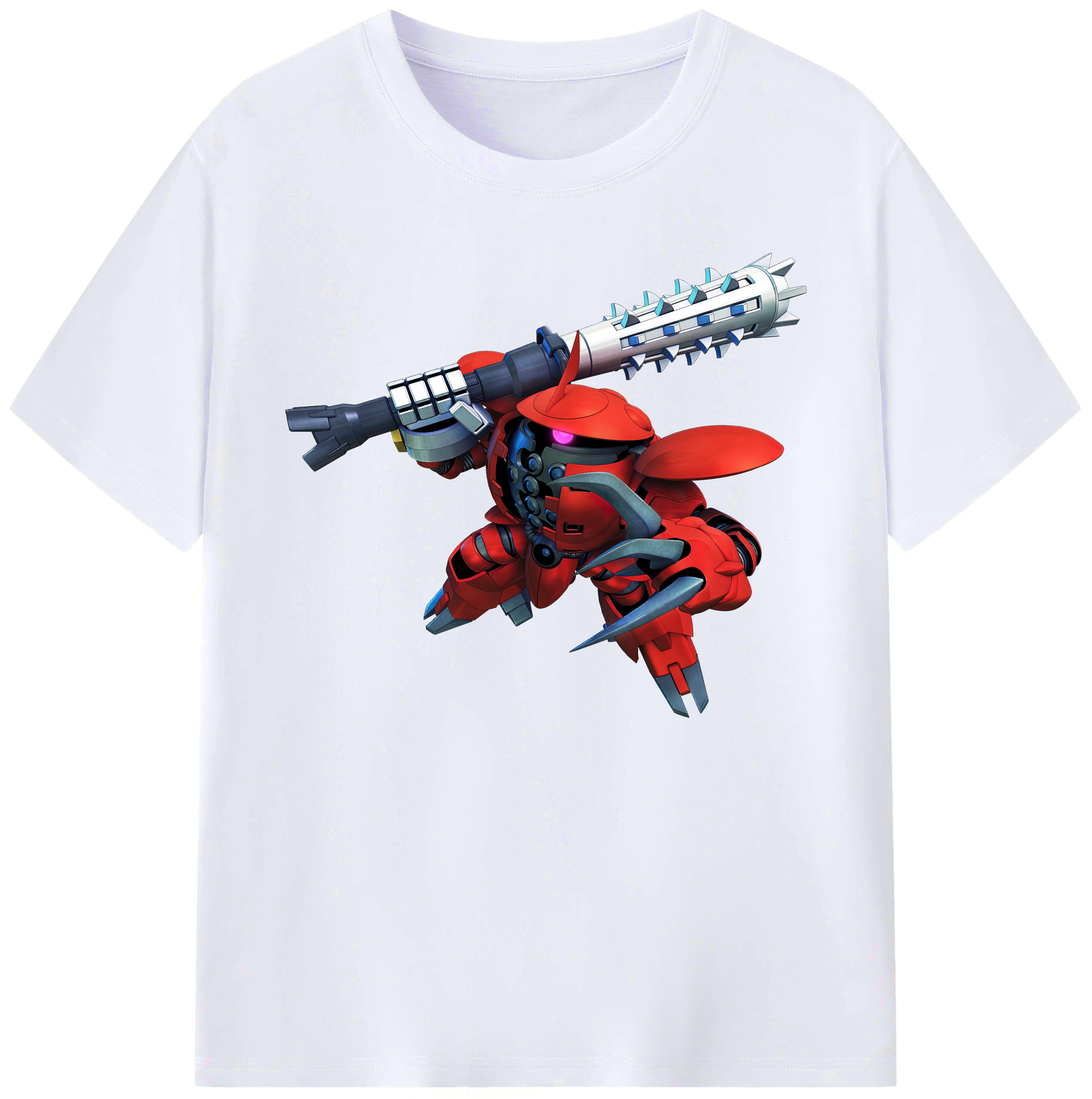 （画像用） 機動戦士ガンダム Mobile Suit Gundam 綿100％ メンズ半袖Tシャツ｜肌触りやわらか＆通気性