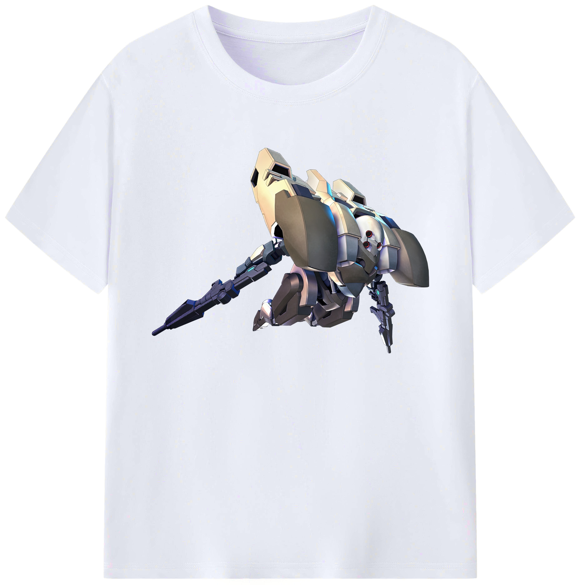 （画像用） 機動戦士ガンダム Mobile Suit Gundam 綿100％ メンズ半袖Tシャツ｜肌触りやわらか＆通気性