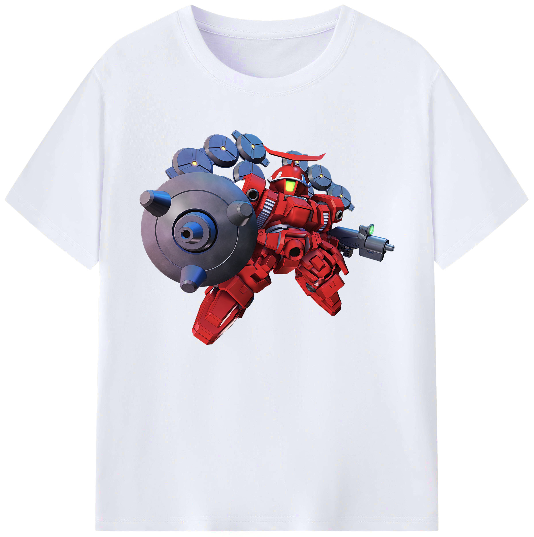 （画像用） 機動戦士ガンダム Mobile Suit Gundam 綿100％ メンズ半袖Tシャツ｜肌触りやわらか＆通気性