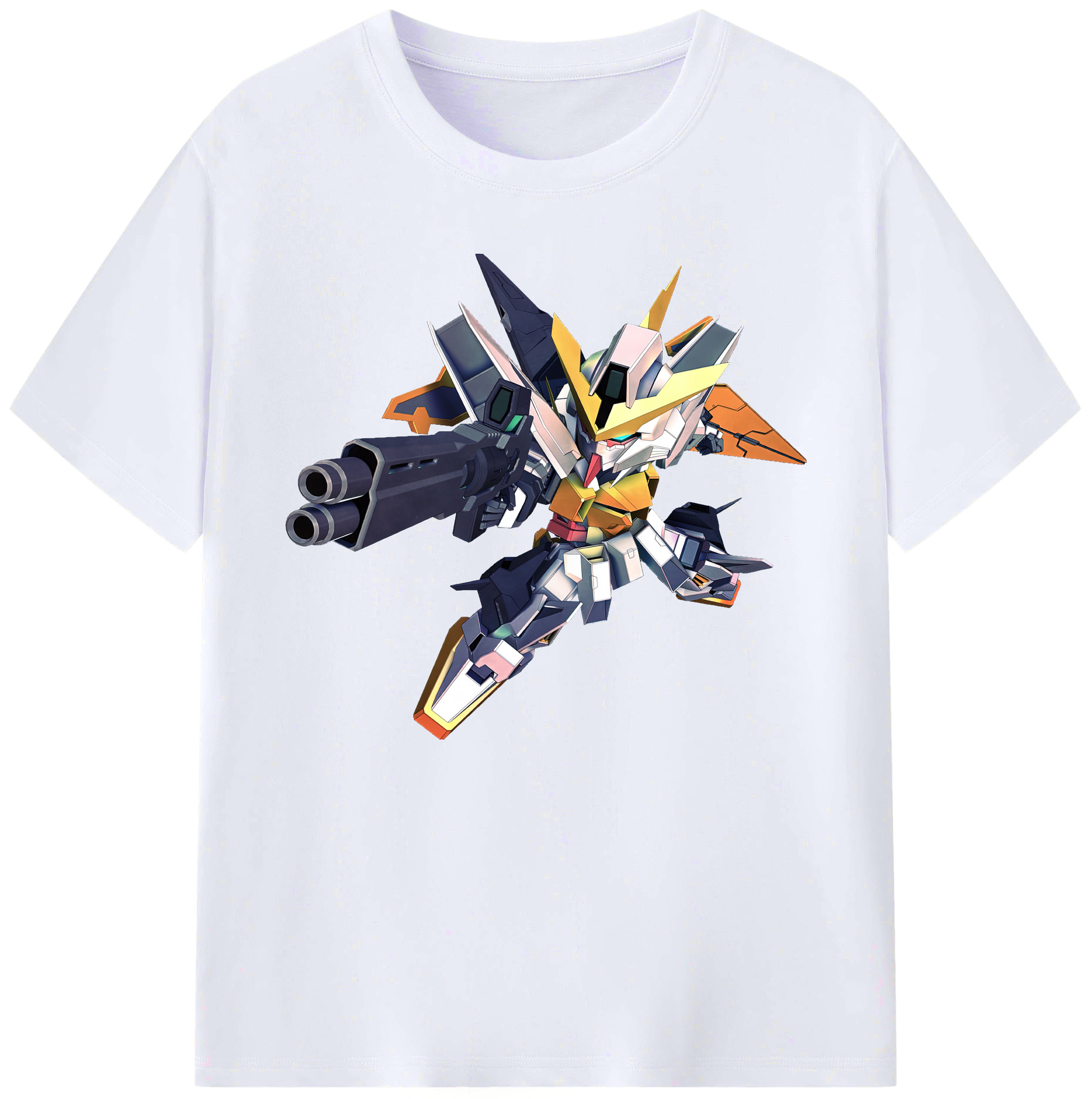 （画像用） 機動戦士ガンダム Mobile Suit Gundam 綿100％ メンズ半袖Tシャツ｜肌触りやわらか＆通気性