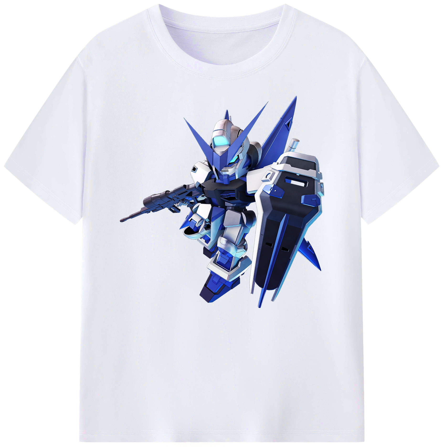 （画像用） 機動戦士ガンダム Mobile Suit Gundam 綿100％ メンズ半袖Tシャツ｜肌触りやわらか＆通気性