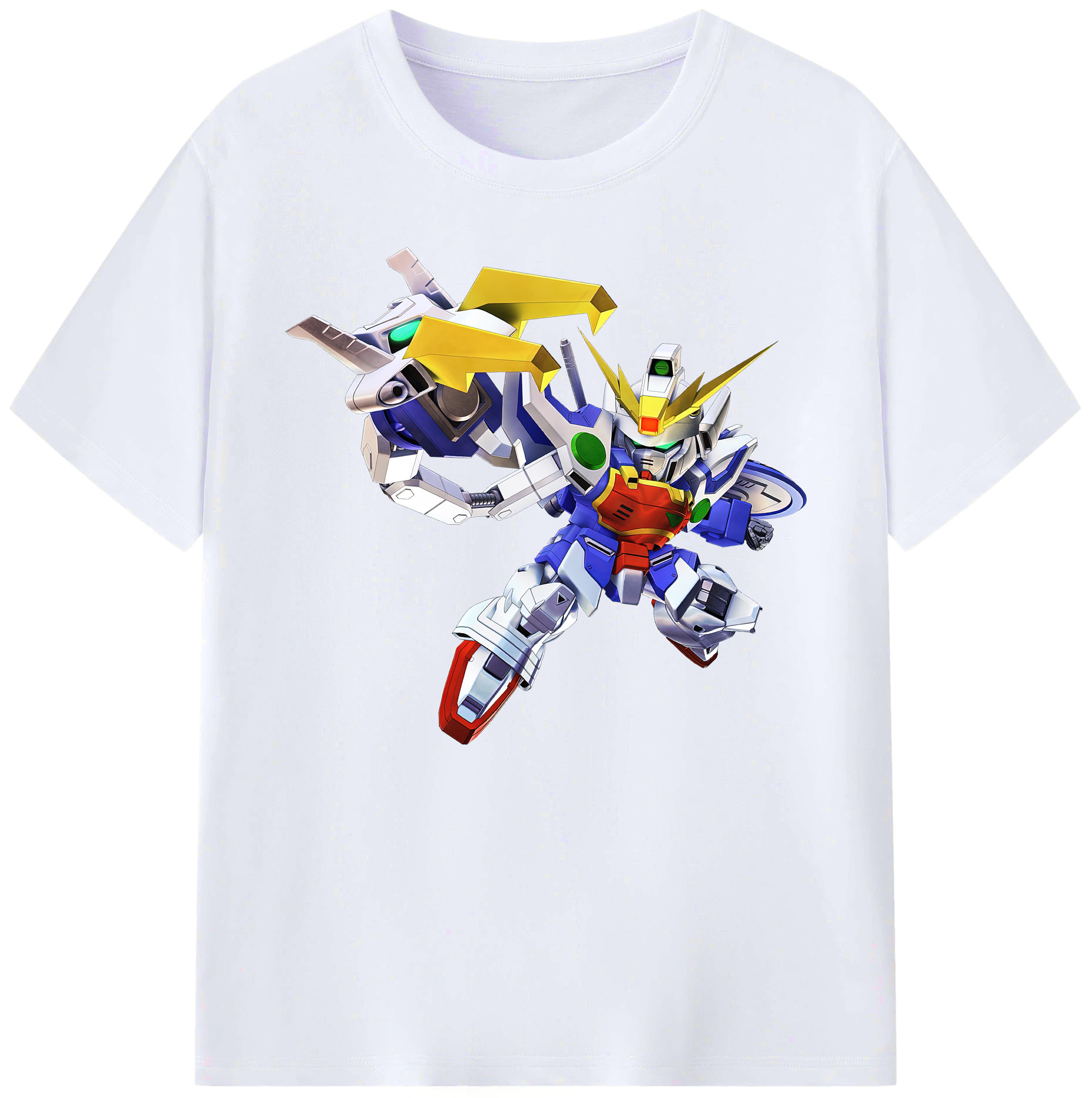 （画像用） 機動戦士ガンダム Mobile Suit Gundam 綿100％ メンズ半袖Tシャツ｜肌触りやわらか＆通気性