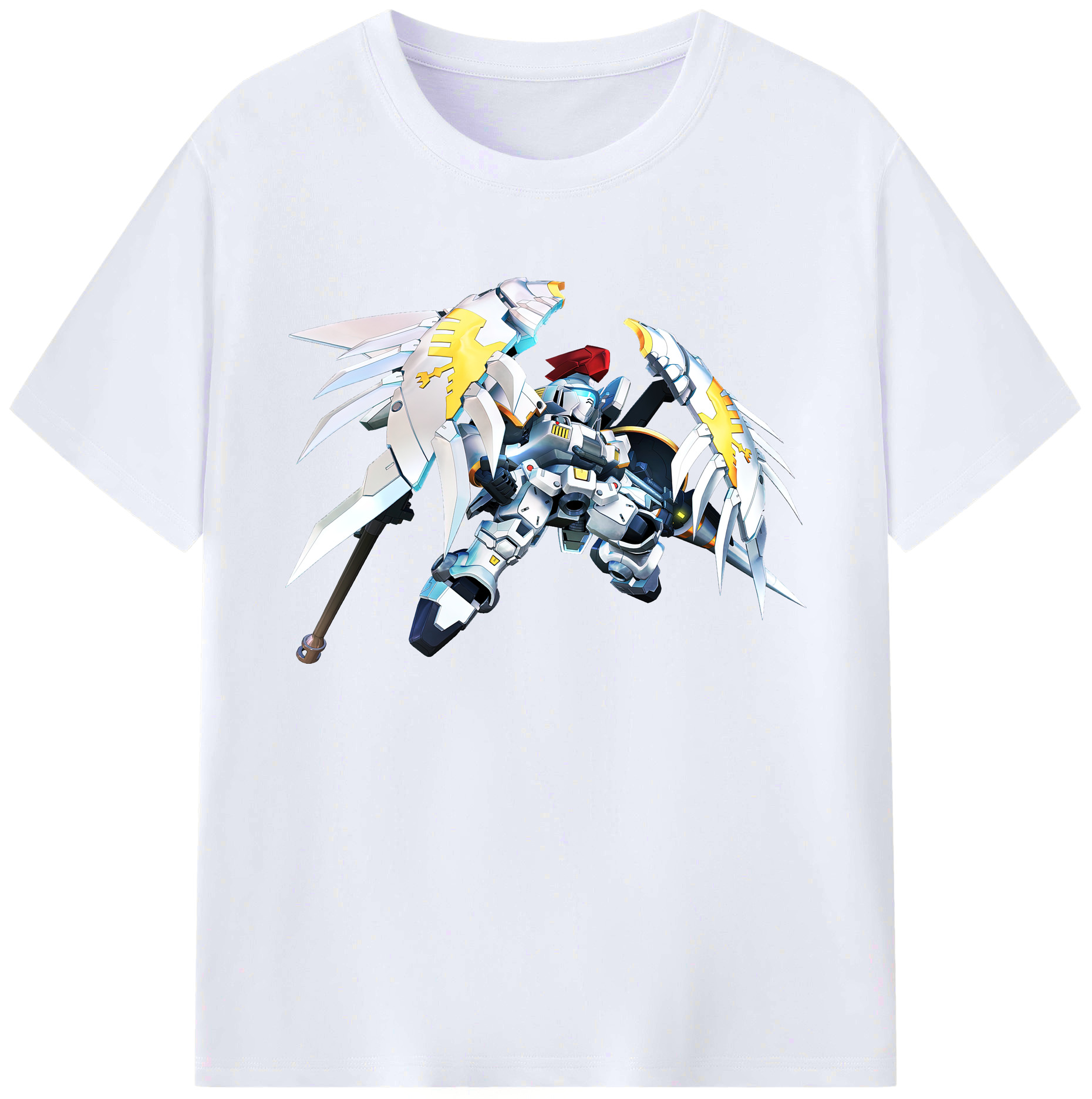 （画像用） 機動戦士ガンダム Mobile Suit Gundam 綿100％ メンズ半袖Tシャツ｜肌触りやわらか＆通気性