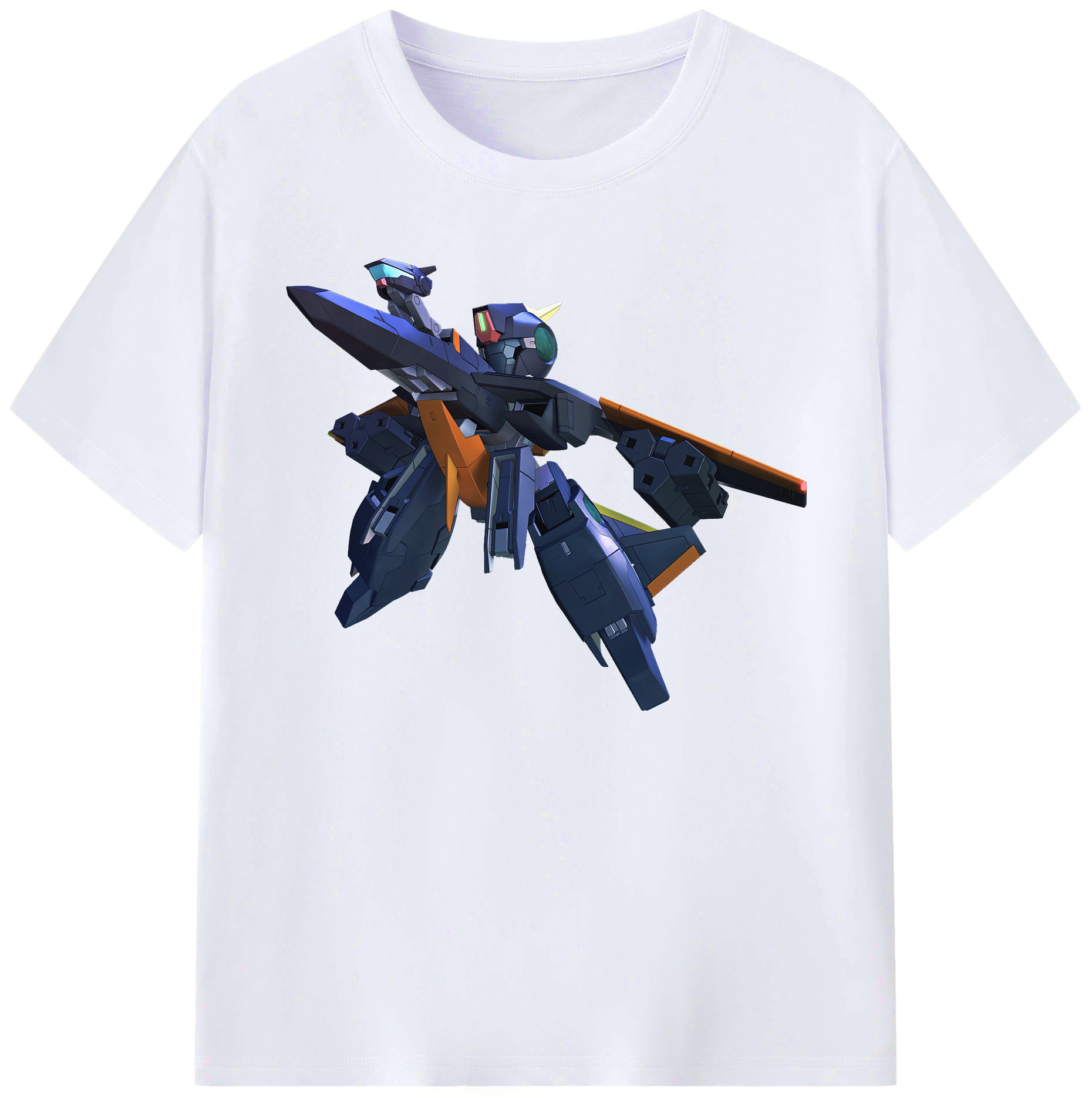 （画像用） 機動戦士ガンダム Mobile Suit Gundam 綿100％ メンズ半袖Tシャツ｜肌触りやわらか＆通気性