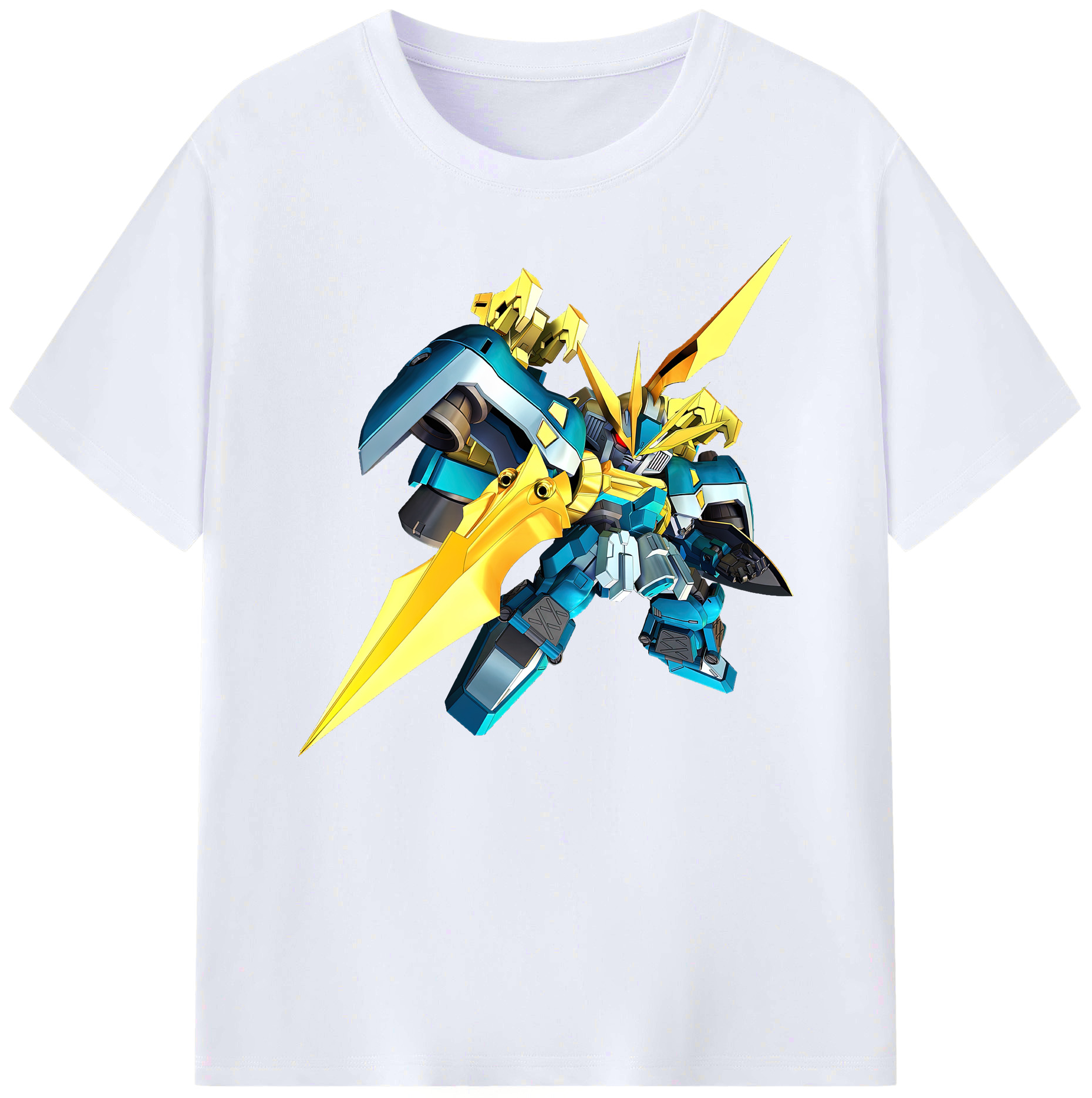 （画像用） 機動戦士ガンダム Mobile Suit Gundam 綿100％ メンズ半袖Tシャツ｜肌触りやわらか＆通気性
