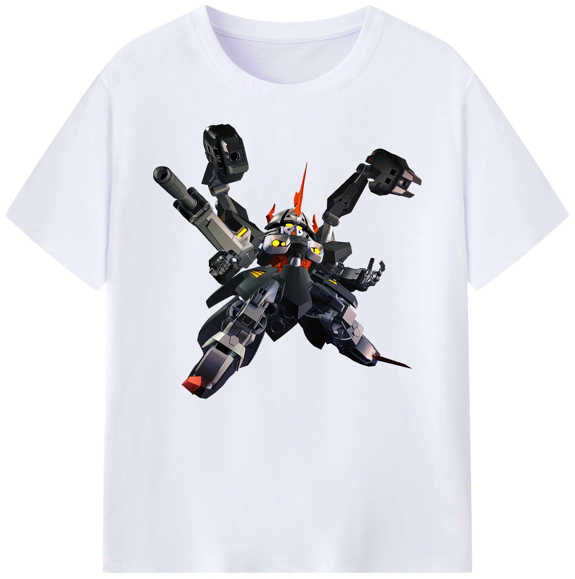 （画像用） 機動戦士ガンダム Mobile Suit Gundam 綿100％ メンズ半袖Tシャツ｜肌触りやわらか＆通気性