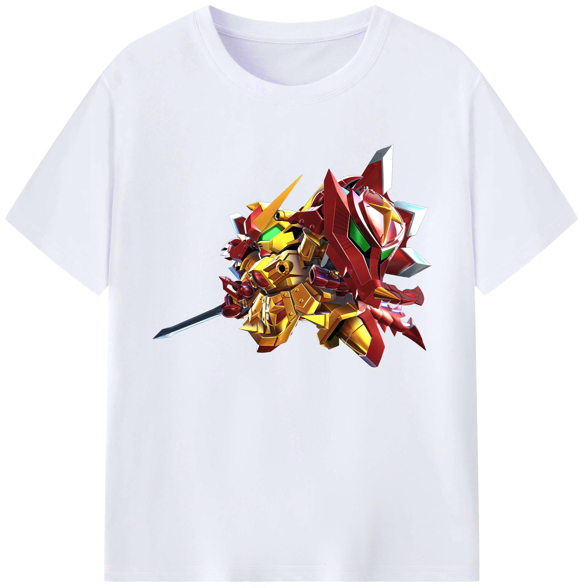 （画像用） 機動戦士ガンダム Mobile Suit Gundam 綿100％ メンズ半袖Tシャツ｜肌触りやわらか＆通気性