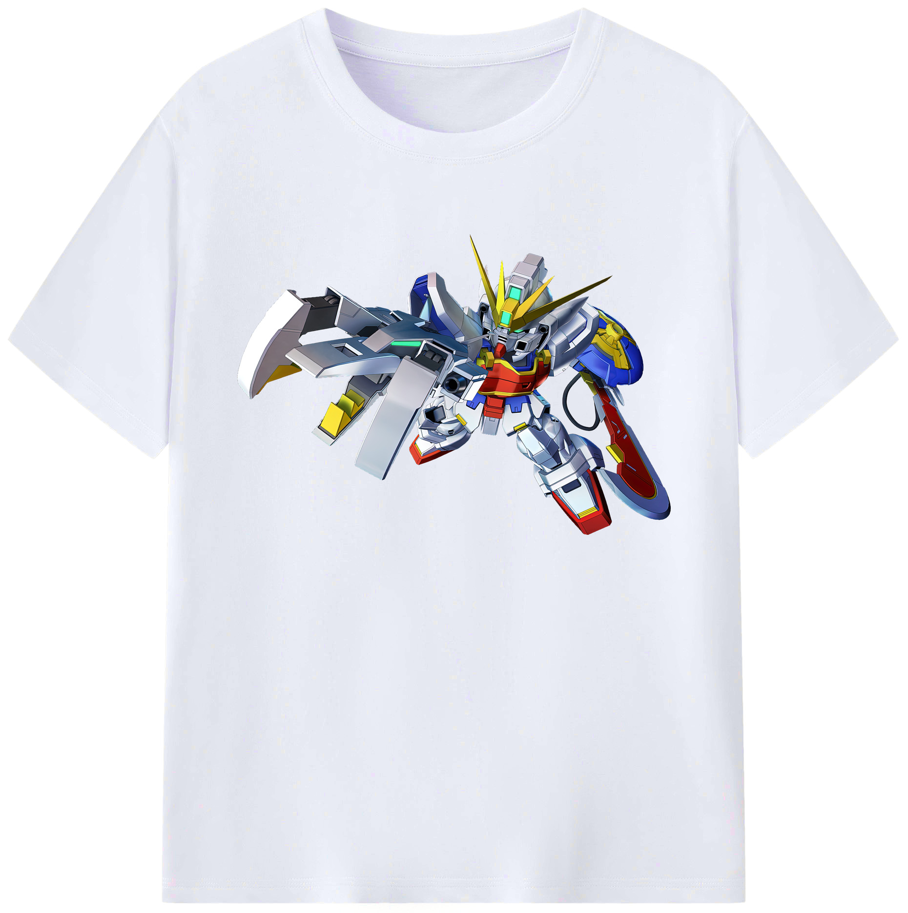 （画像用） 機動戦士ガンダム Mobile Suit Gundam 綿100％ メンズ半袖Tシャツ｜肌触りやわらか＆通気性