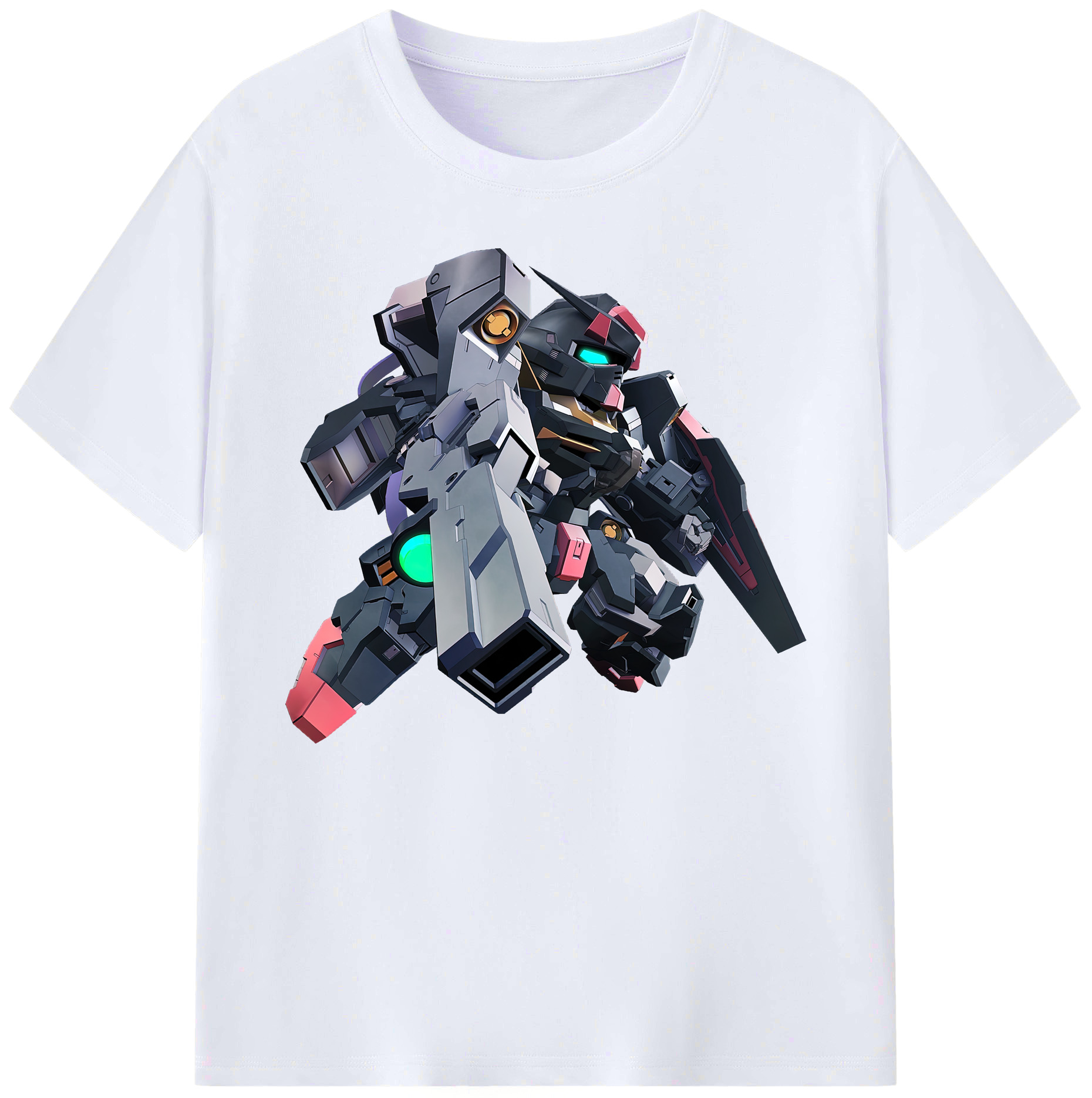 （画像用） 機動戦士ガンダム Mobile Suit Gundam 綿100％ メンズ半袖Tシャツ｜肌触りやわらか＆通気性