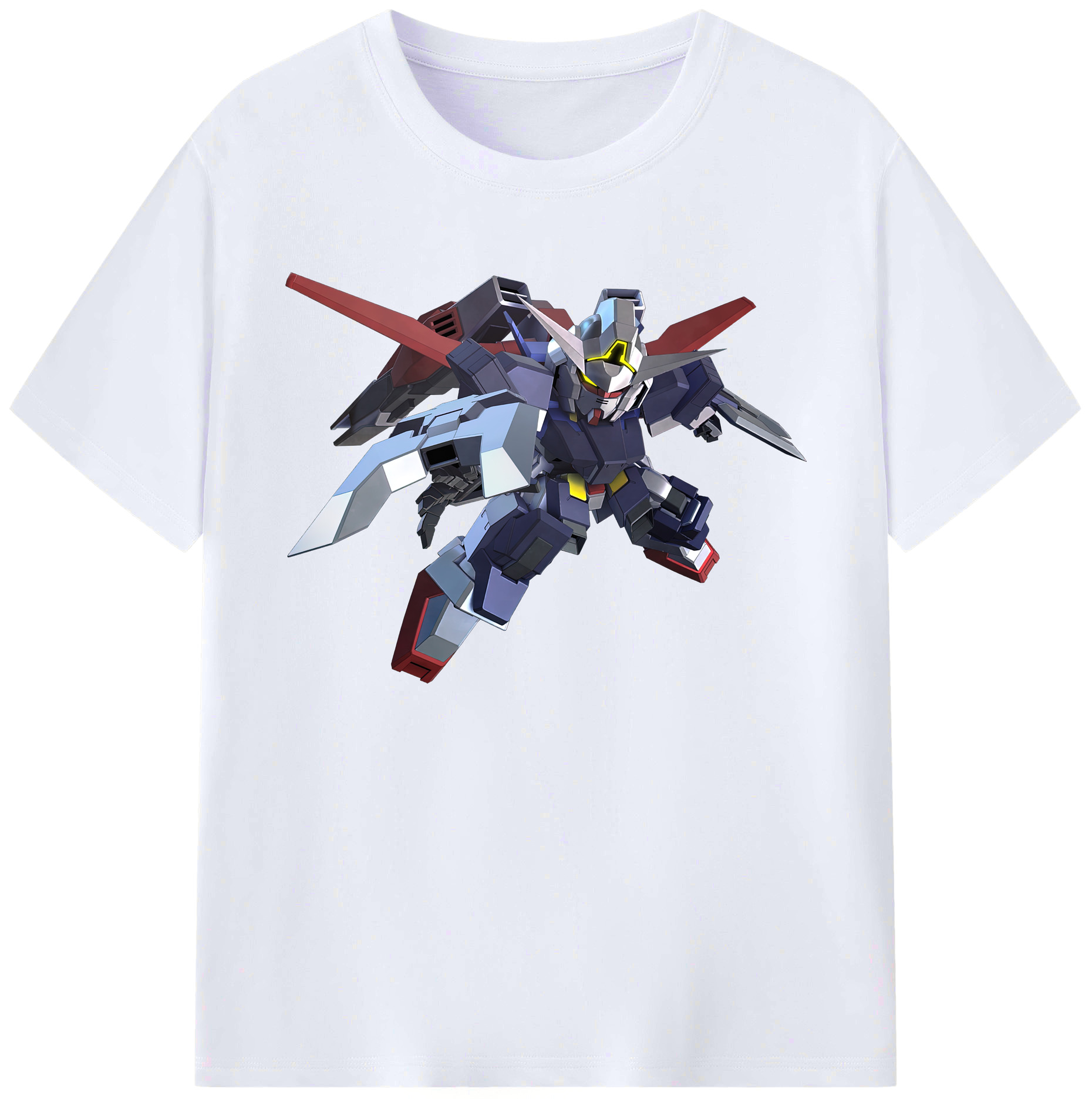 （画像用） 機動戦士ガンダム Mobile Suit Gundam 綿100％ メンズ半袖Tシャツ｜肌触りやわらか＆通気性