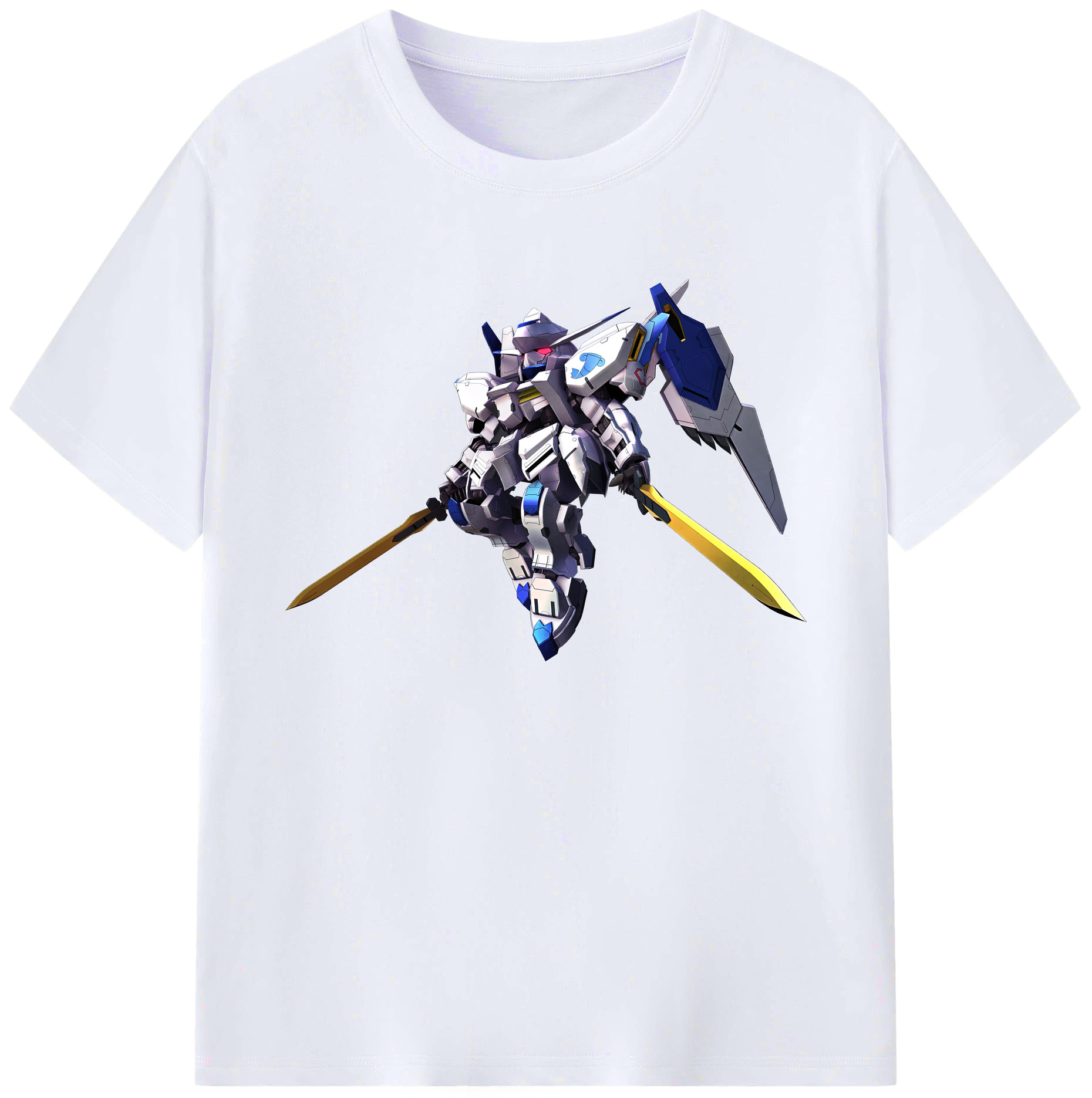 （画像用） 機動戦士ガンダム Mobile Suit Gundam 綿100％ メンズ半袖Tシャツ｜肌触りやわらか＆通気性