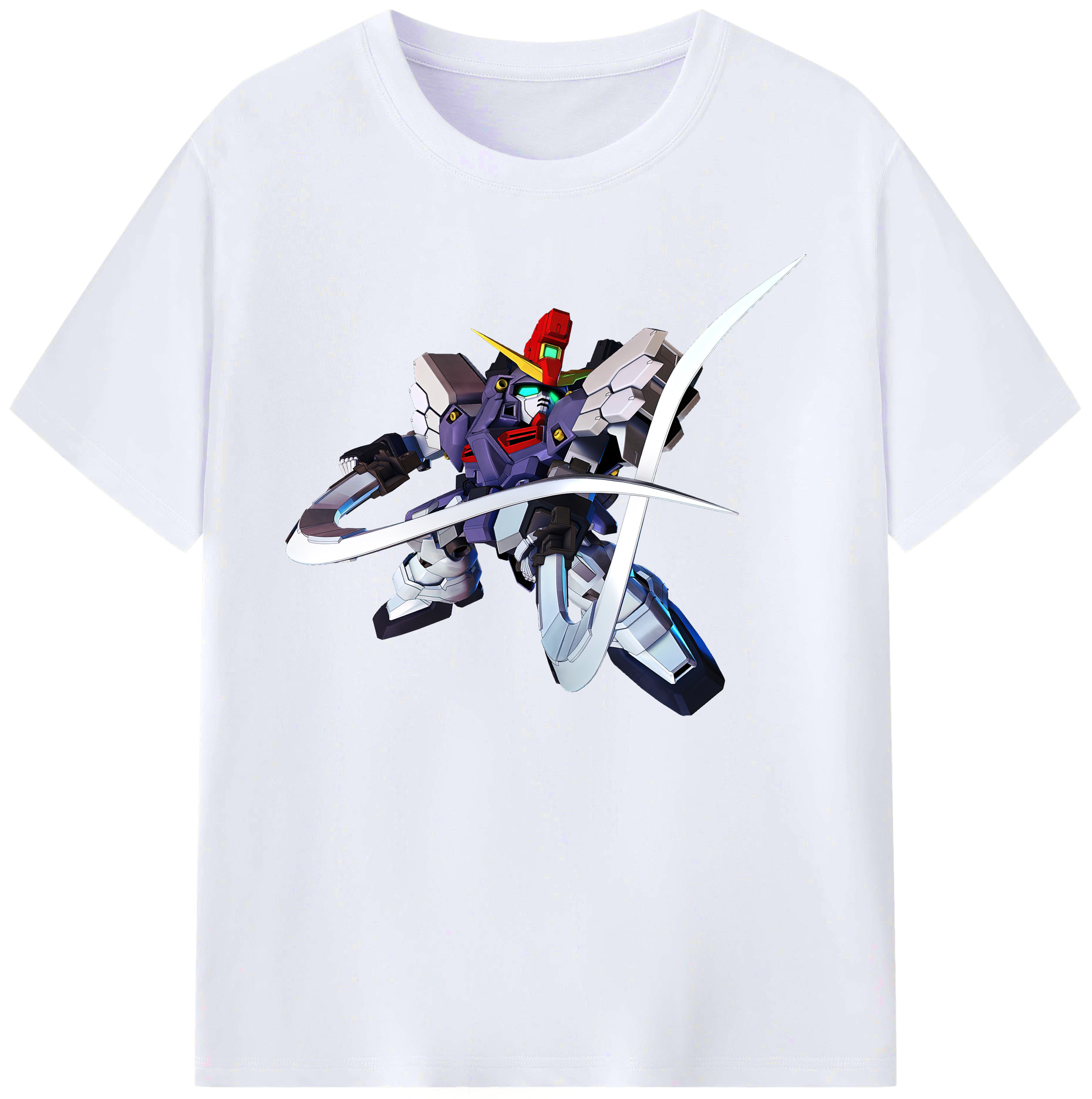 （画像用） 機動戦士ガンダム Mobile Suit Gundam 綿100％ メンズ半袖Tシャツ｜肌触りやわらか＆通気性