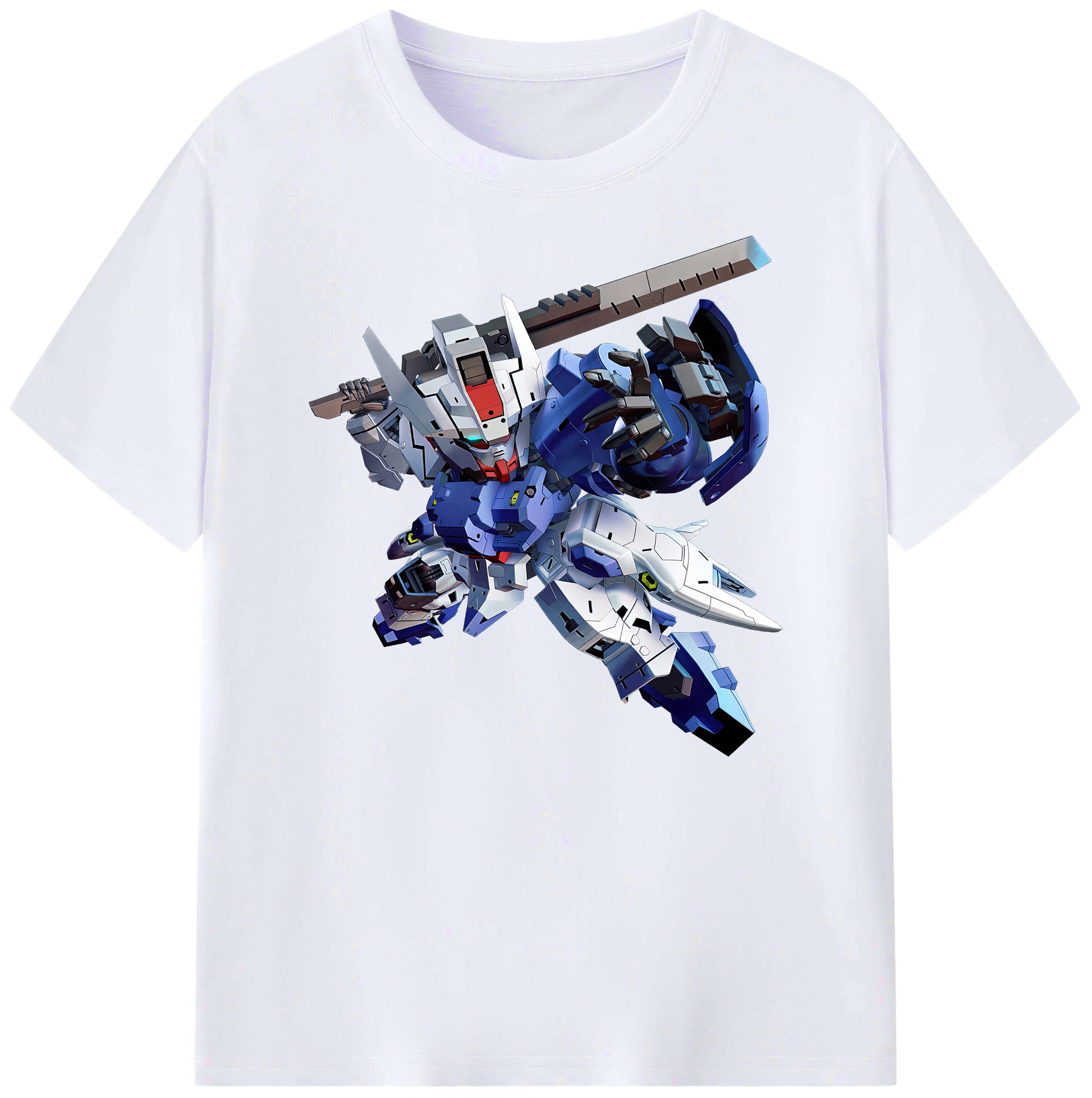 （画像用） 機動戦士ガンダム Mobile Suit Gundam 綿100％ メンズ半袖Tシャツ｜肌触りやわらか＆通気性