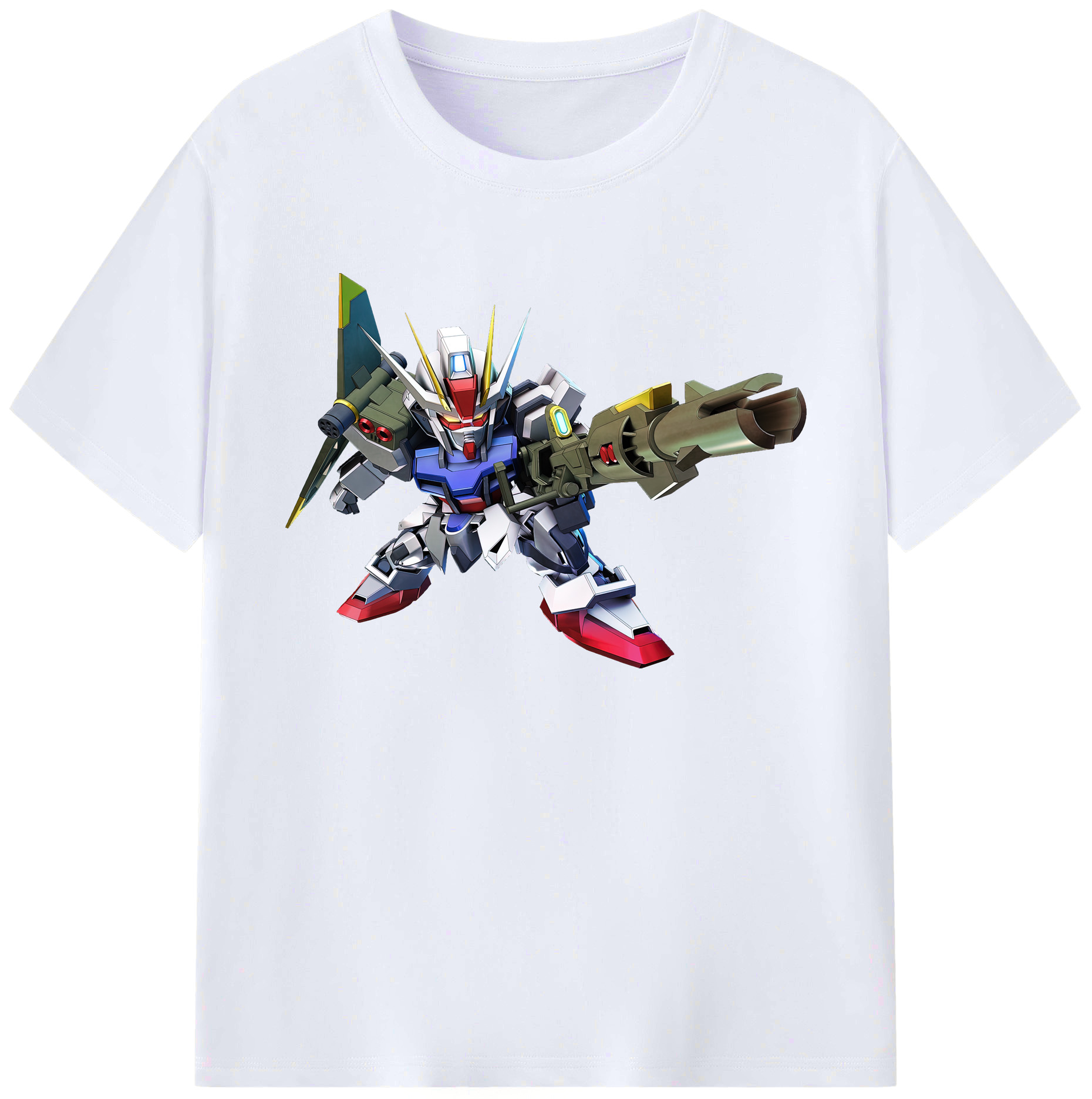 （画像用） 機動戦士ガンダム Mobile Suit Gundam 綿100％ メンズ半袖Tシャツ｜肌触りやわらか＆通気性