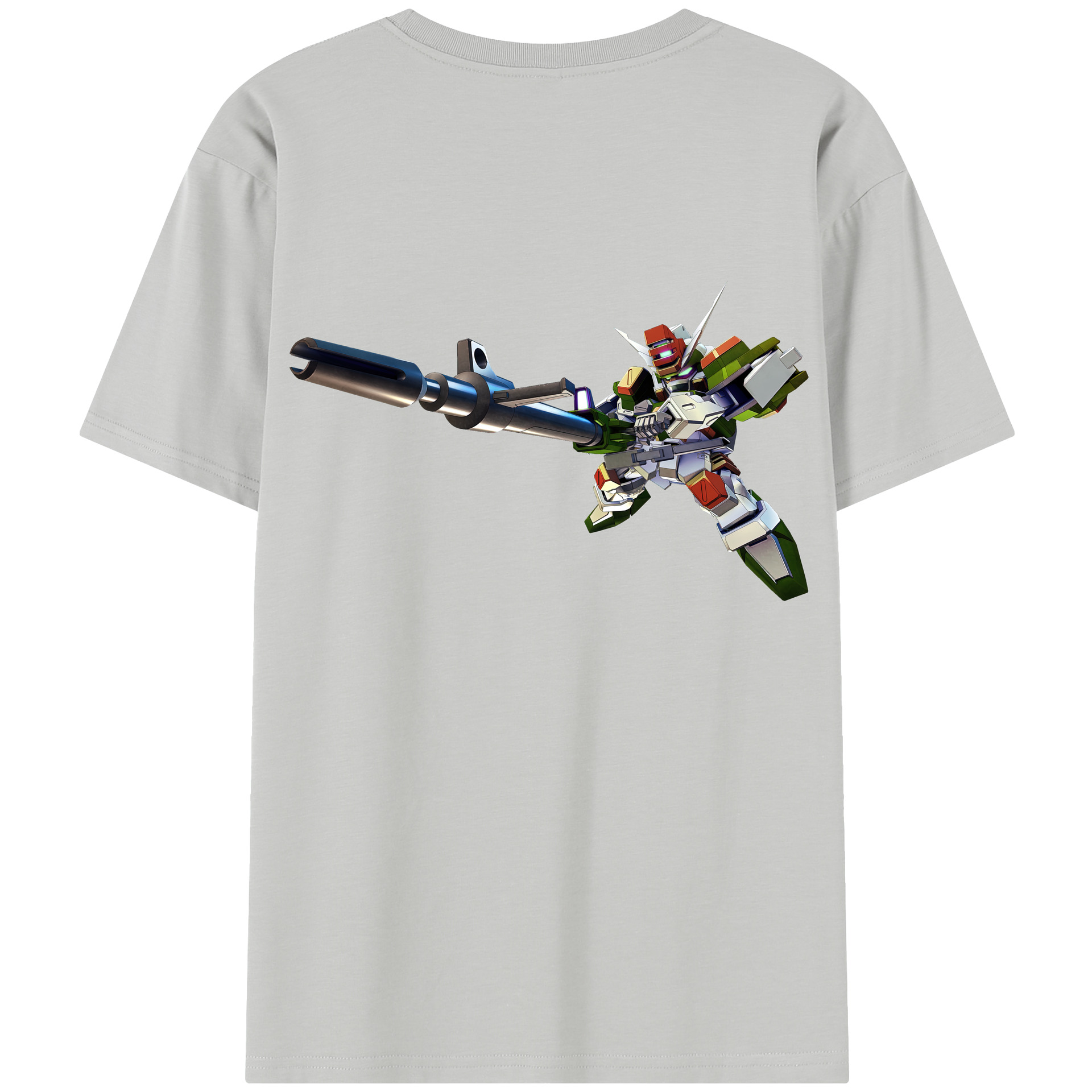（画像用） 機動戦士ガンダム Mobile Suit Gundam レディース半袖Tシャツ(バックプリント)