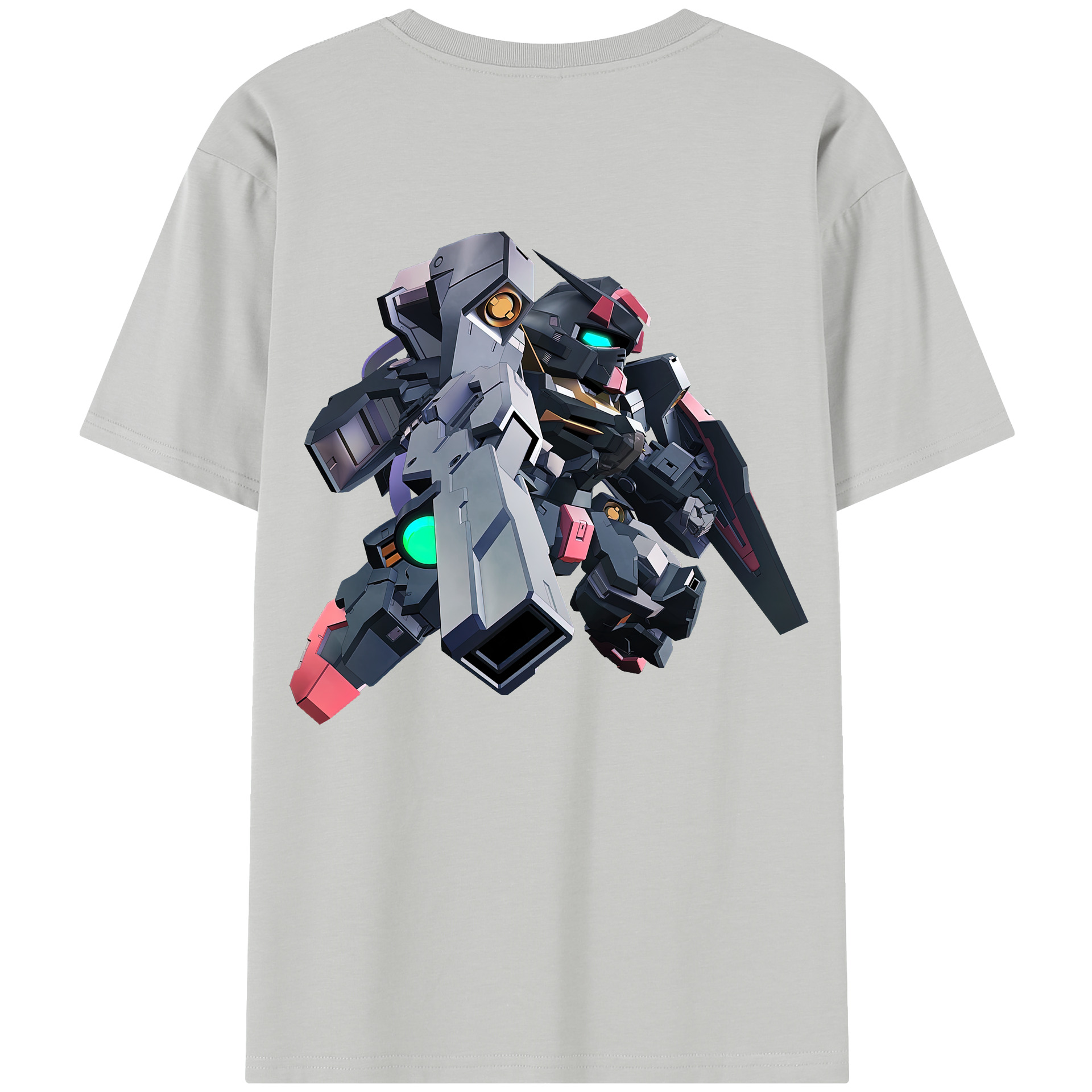 （画像用） 機動戦士ガンダム Mobile Suit Gundam レディース半袖Tシャツ(バックプリント)