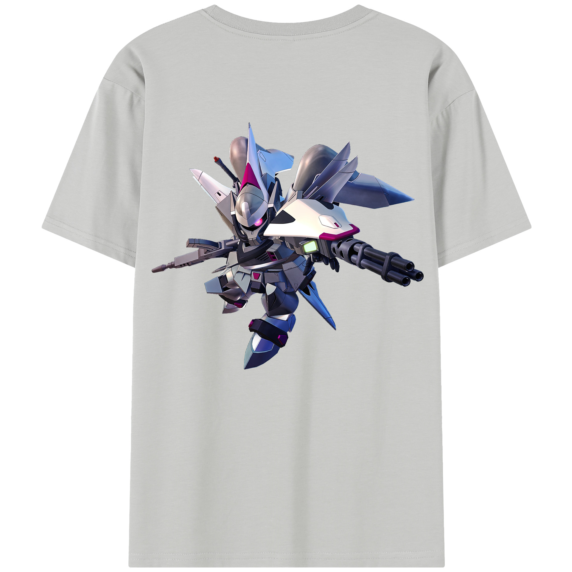 （画像用） 機動戦士ガンダム Mobile Suit Gundam レディース半袖Tシャツ(バックプリント)