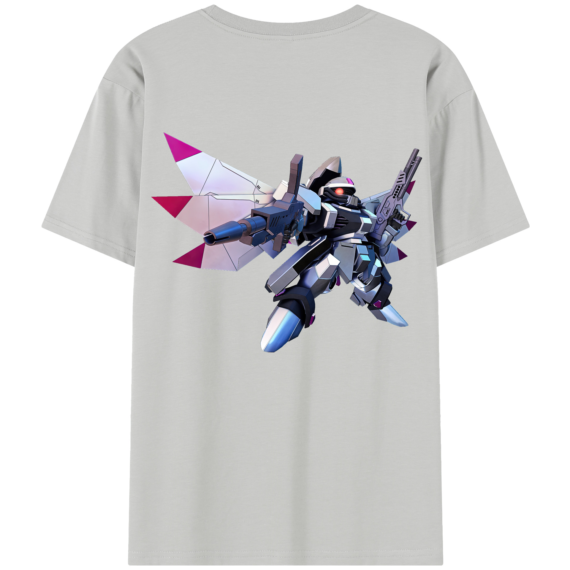 （画像用） 機動戦士ガンダム Mobile Suit Gundam レディース半袖Tシャツ(バックプリント)