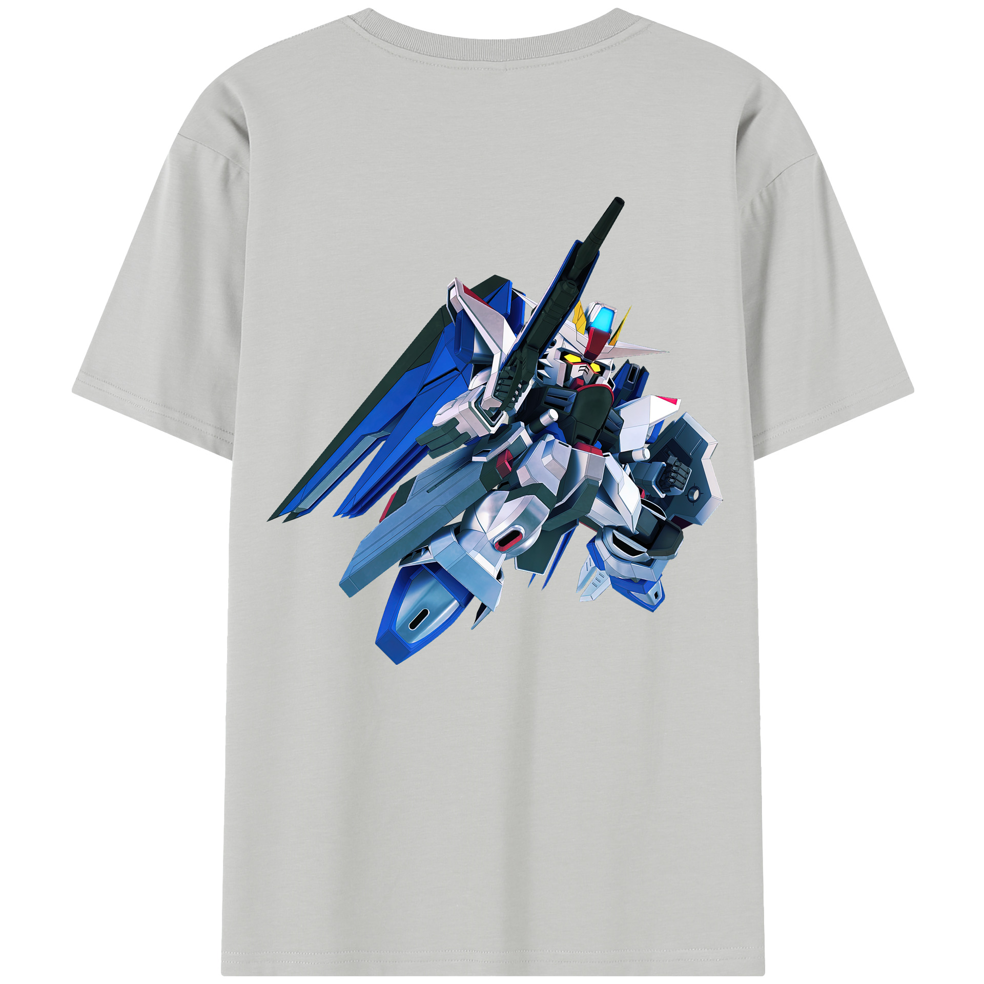 （画像用） 機動戦士ガンダム Mobile Suit Gundam レディース半袖Tシャツ(バックプリント)