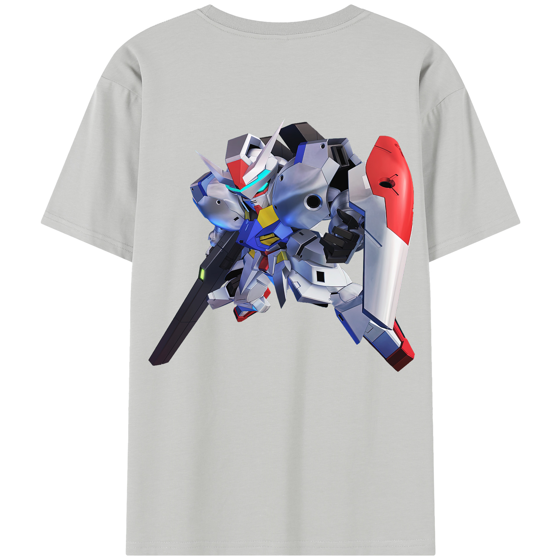 （画像用） 機動戦士ガンダム Mobile Suit Gundam レディース半袖Tシャツ(バックプリント)