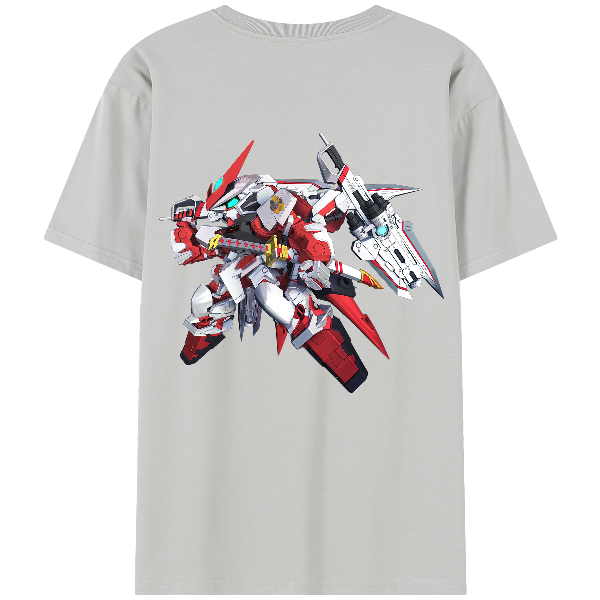 （画像用） 機動戦士ガンダム Mobile Suit Gundam レディース半袖Tシャツ(バックプリント)