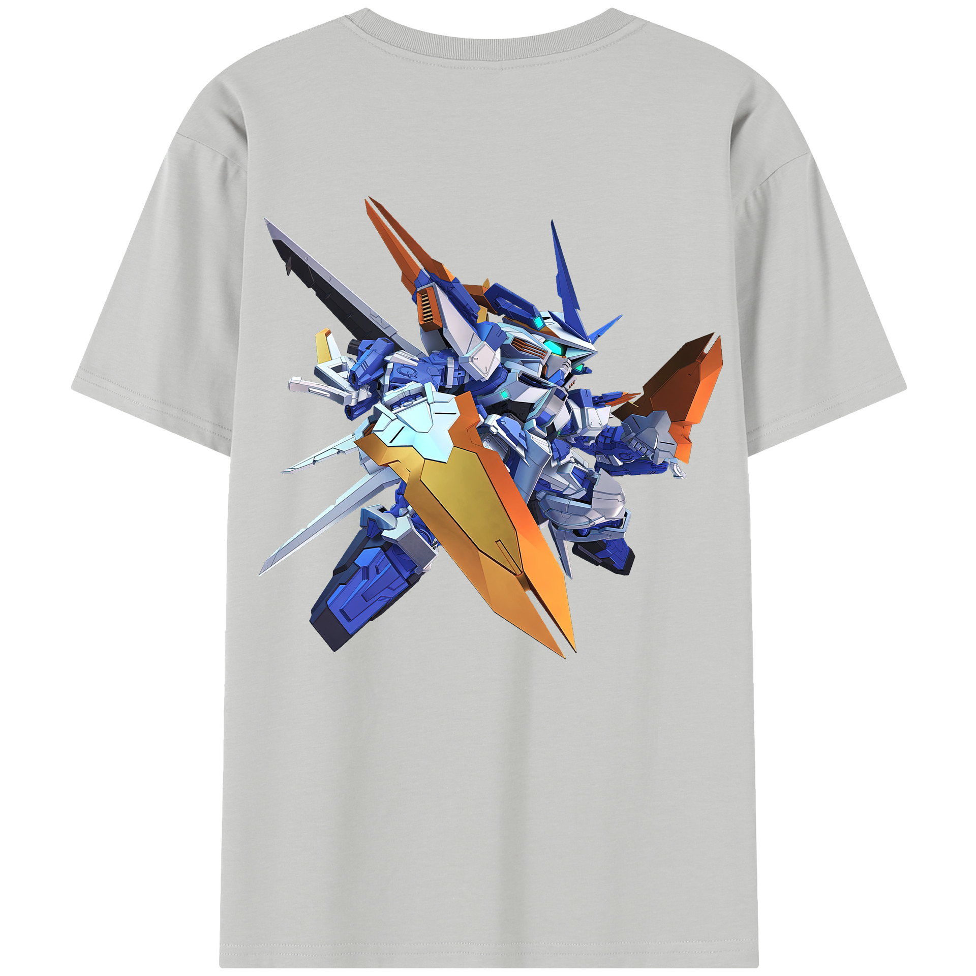 （画像用） 機動戦士ガンダム Mobile Suit Gundam レディース半袖Tシャツ(バックプリント)