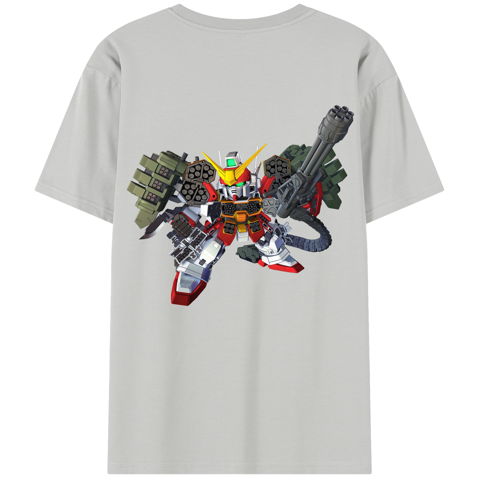 （画像用） 機動戦士ガンダム Mobile Suit Gundam レディース半袖Tシャツ(バックプリント)
