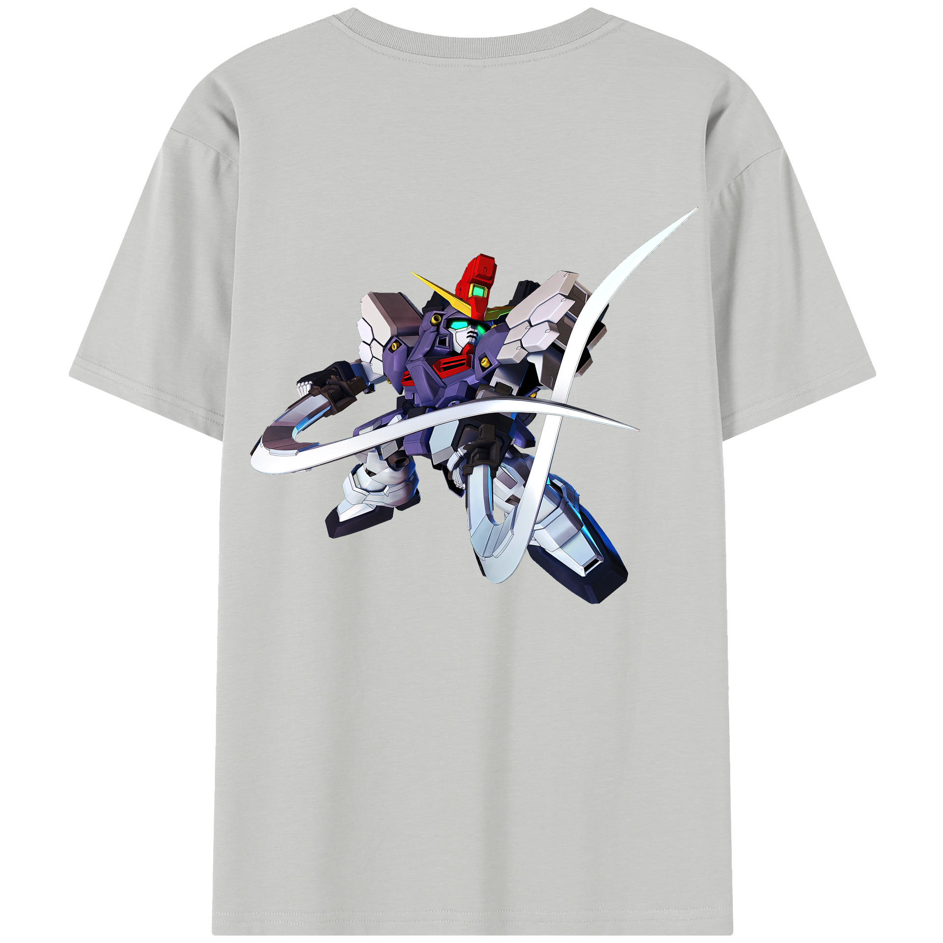 （画像用） 機動戦士ガンダム Mobile Suit Gundam レディース半袖Tシャツ(バックプリント)