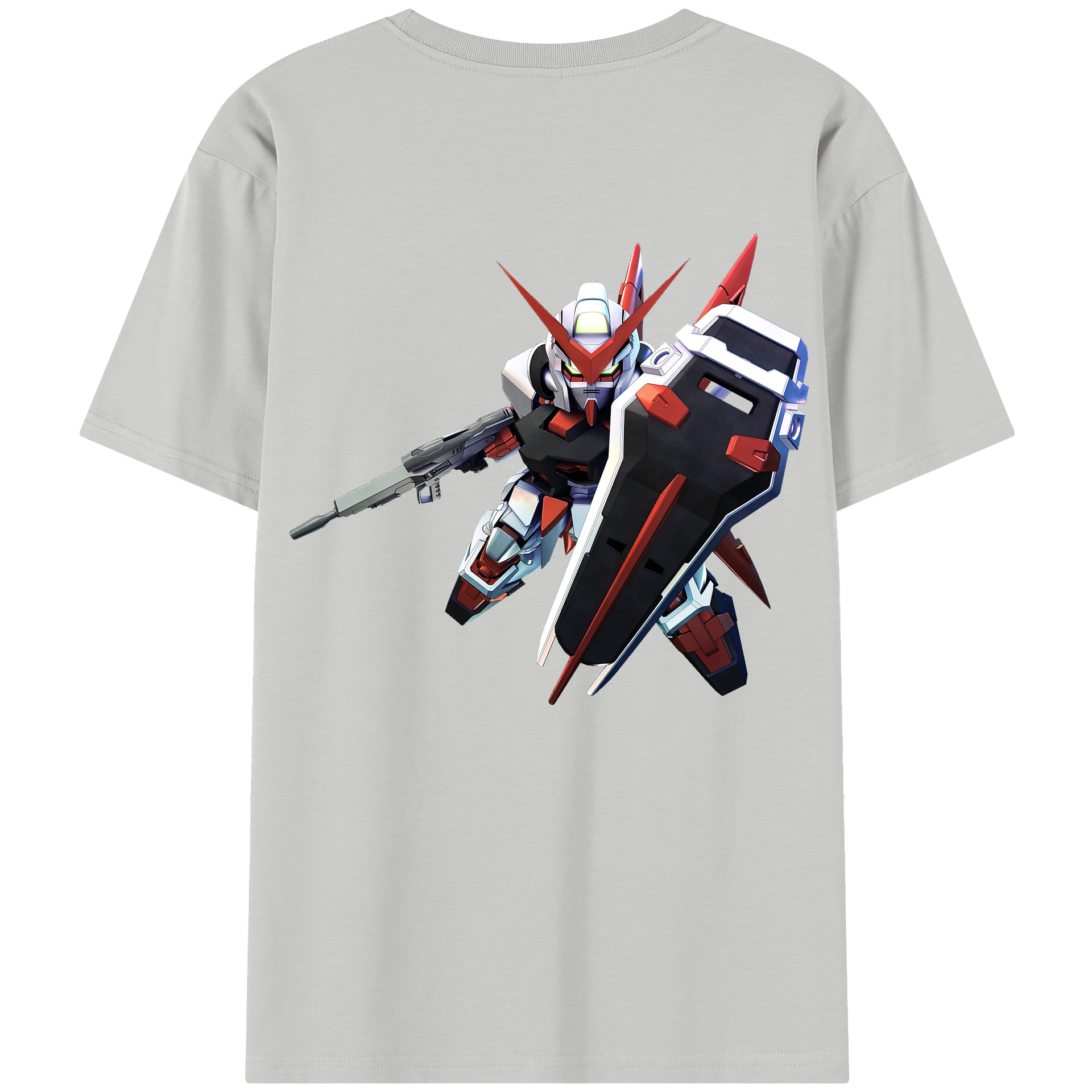 （画像用） 機動戦士ガンダム Mobile Suit Gundam レディース半袖Tシャツ(バックプリント)