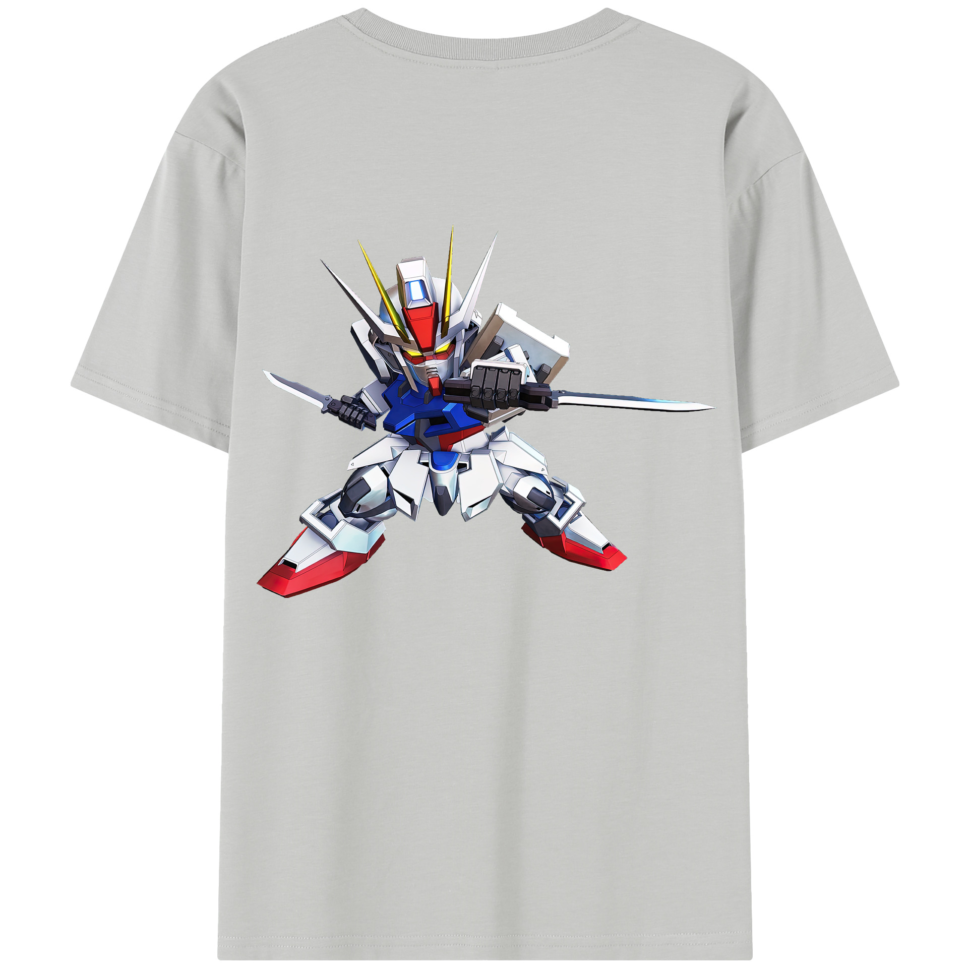 （画像用） 機動戦士ガンダム Mobile Suit Gundam レディース半袖Tシャツ(バックプリント)